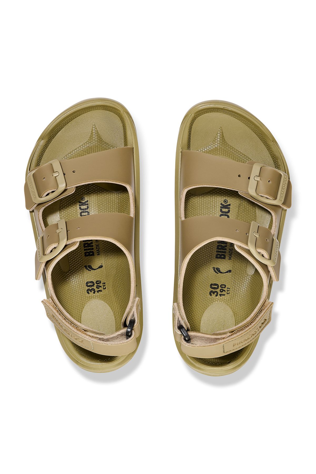 Kadın / Kız Terlik 1026772 Birkenstock MOGAMI KIDS BF ICY FADED KHAKI