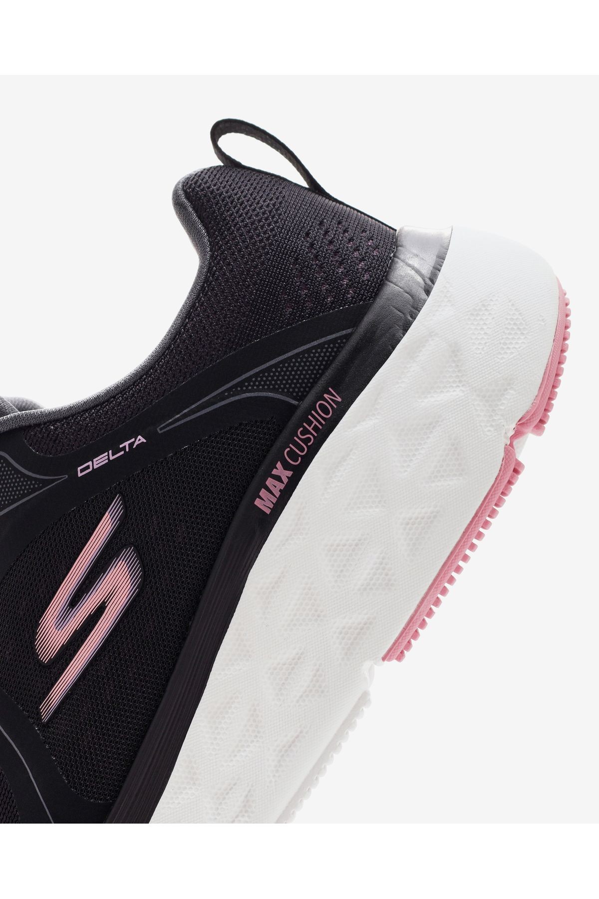 Max Cushioning Delta  -  Smooth Stride Kadın Siyah Koşu Ayakkabısı 129132 Bkpk