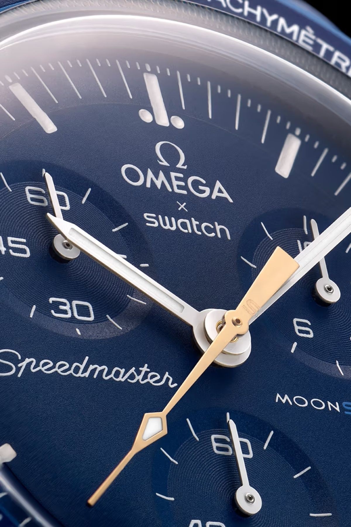 x Omega Bioceramic Moonswatch Mission to Neptune Moonshine Gold