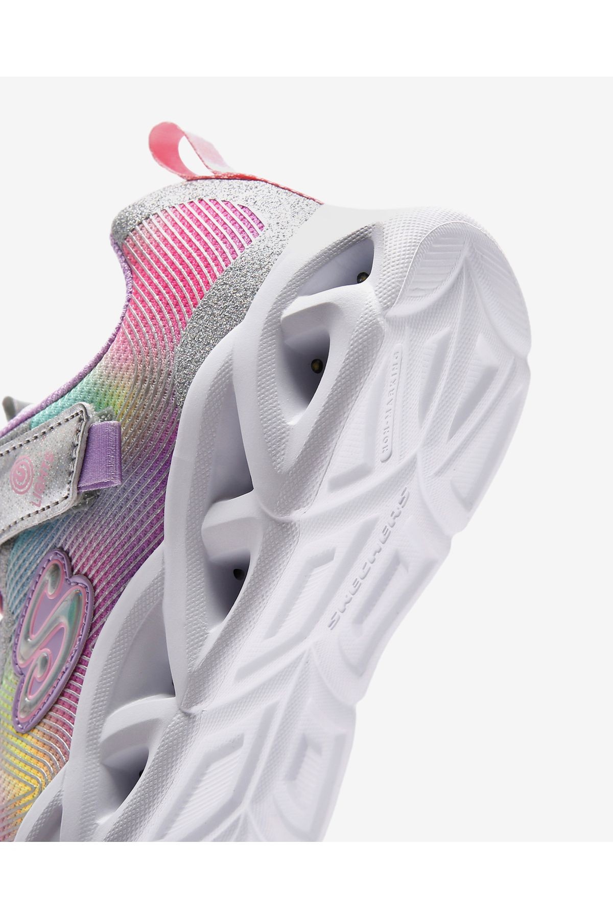 Twisty Brights 2.0 Büyük Kız Çocuk Gri Işıklı Spor Ayakkabı 302339L Smlt