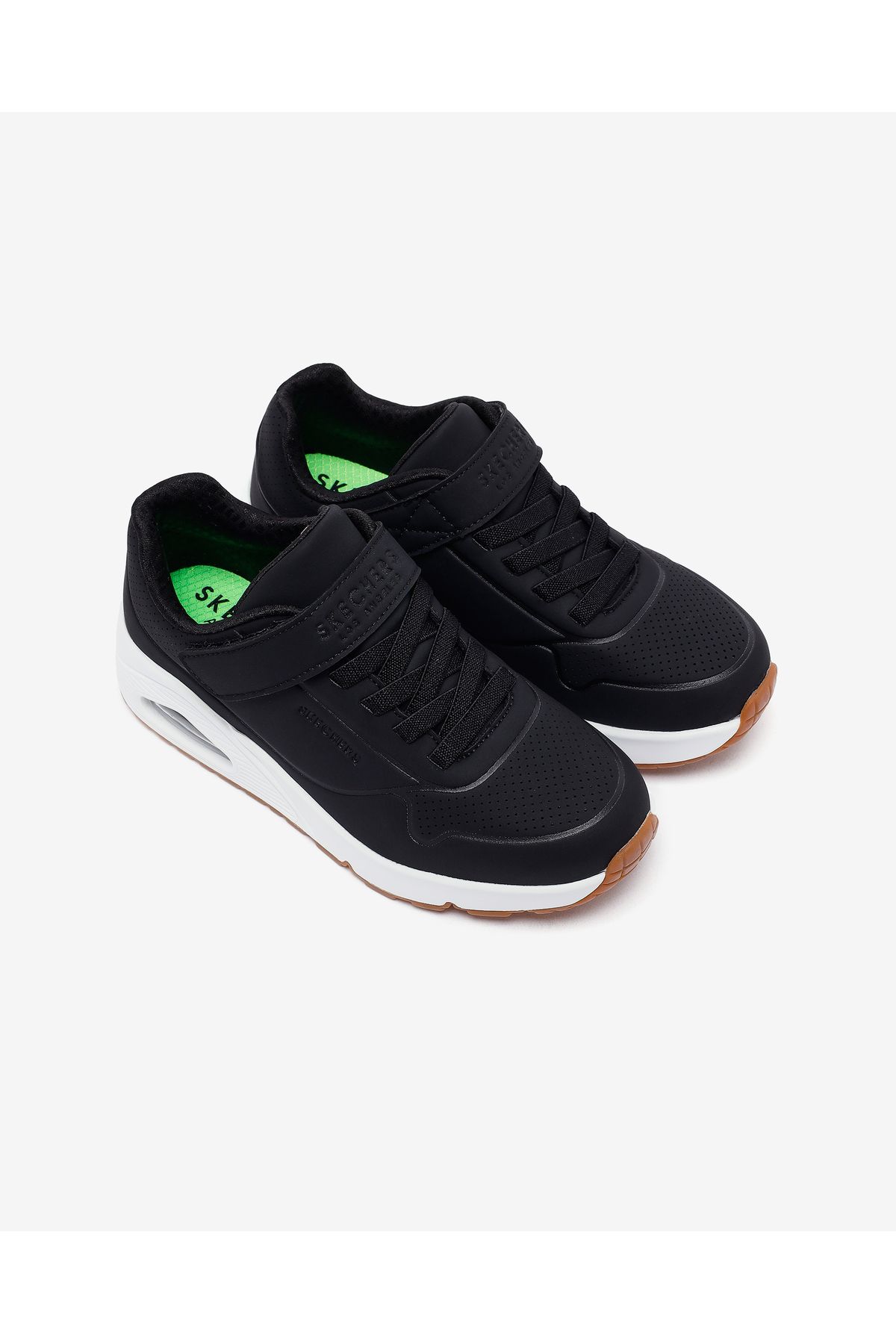 UNO-AİR BLİTZ Büyük Erkek Çocuk Siyah Sneakers 403673L BLK