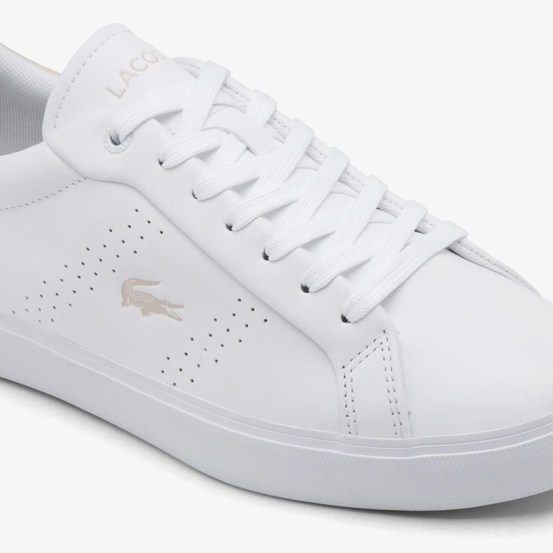 Lacoste Powercourt 2.0 Kadın Beyaz Sneaker