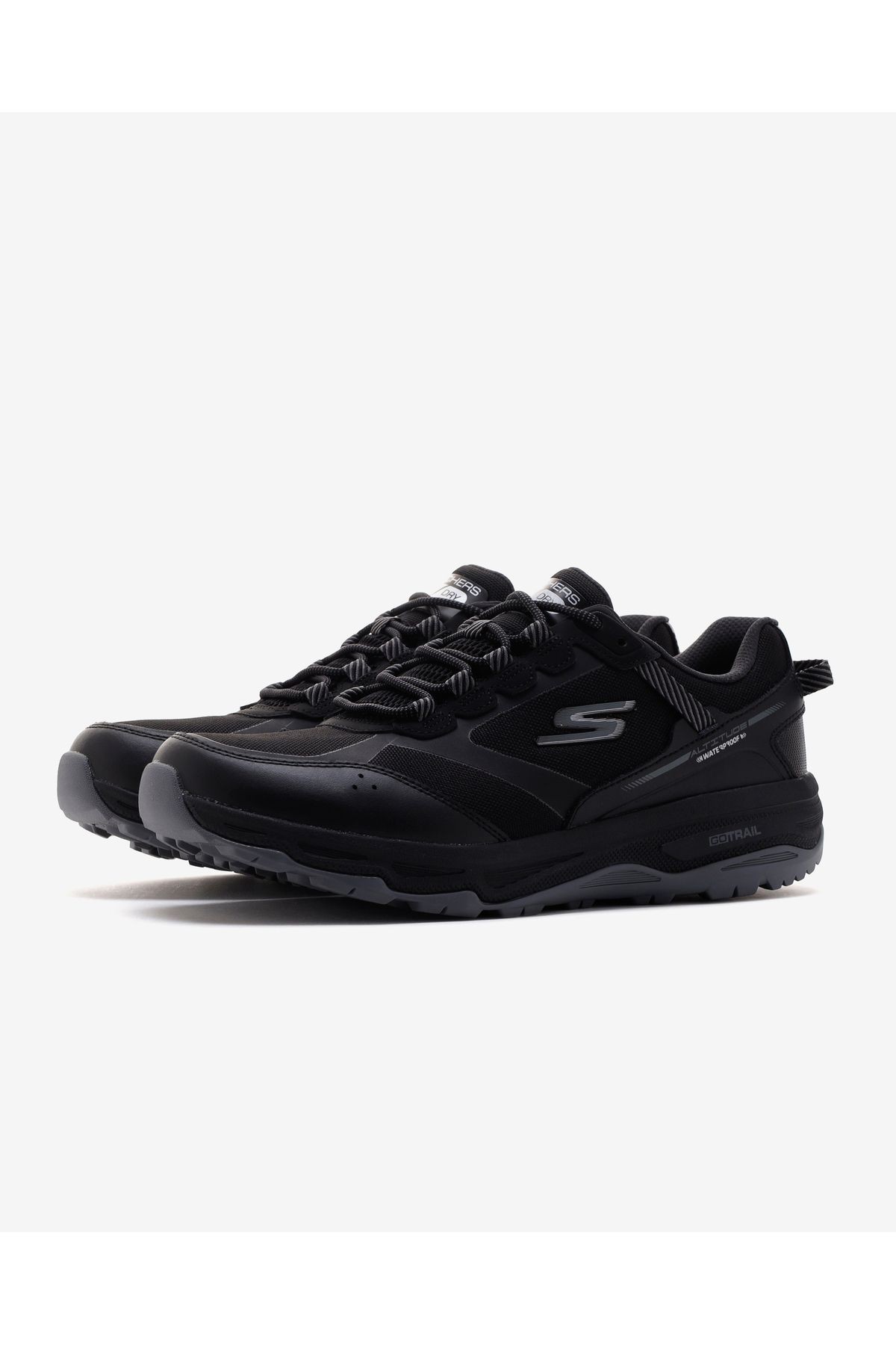 Go Run Trail Altitude - Impervious Erkek Siyah Outdoor Ayakkabı 220574 Bkgy