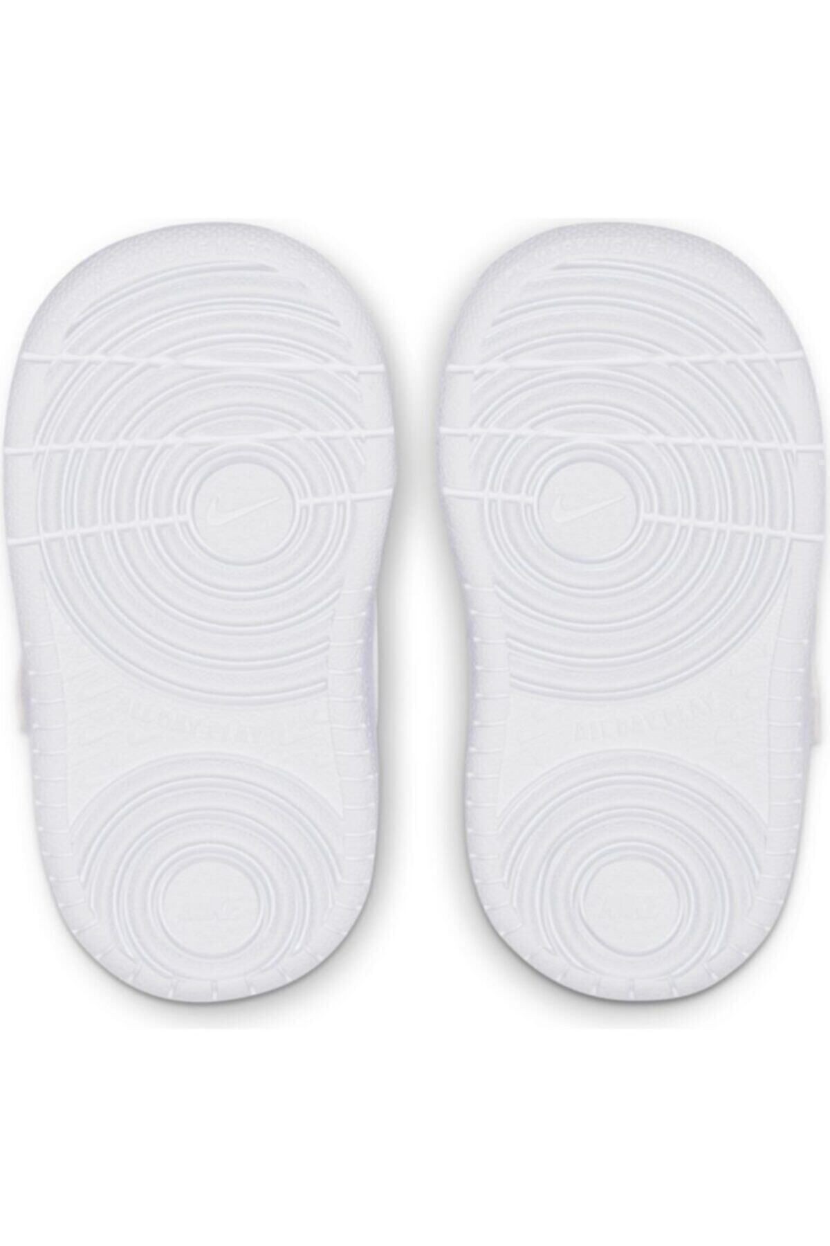 Unisex Bebek Beyaz Bq5453-100 Court Borough Low Spor Ayakkabı