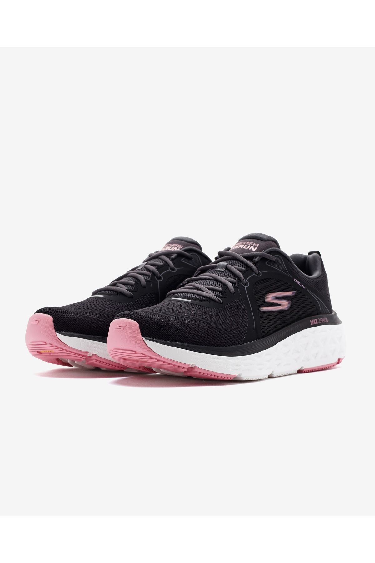 Max Cushioning Delta  -  Smooth Stride Kadın Siyah Koşu Ayakkabısı 129132 Bkpk