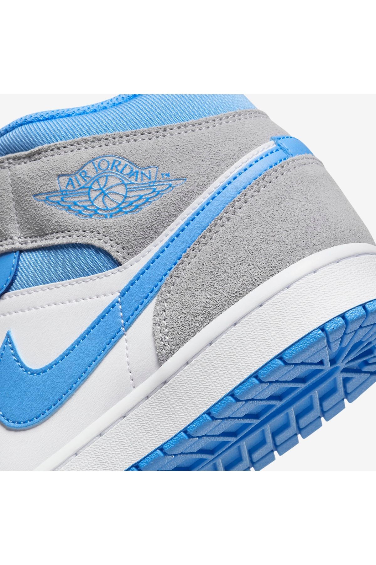 Air Jordan 1 Mid University Blue Grey Erkek Spor Ayakkabı