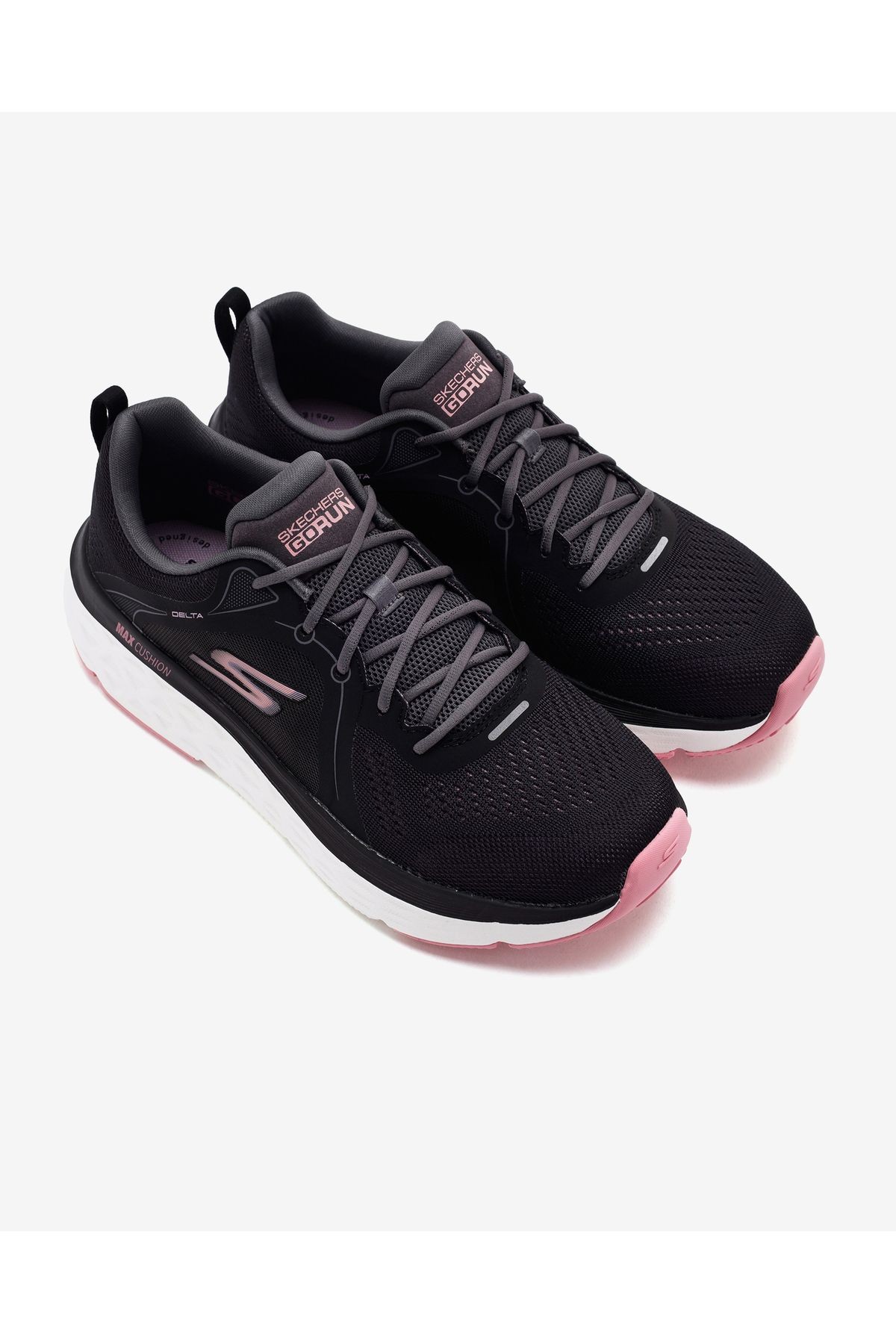 Max Cushioning Delta  -  Smooth Stride Kadın Siyah Koşu Ayakkabısı 129132 Bkpk
