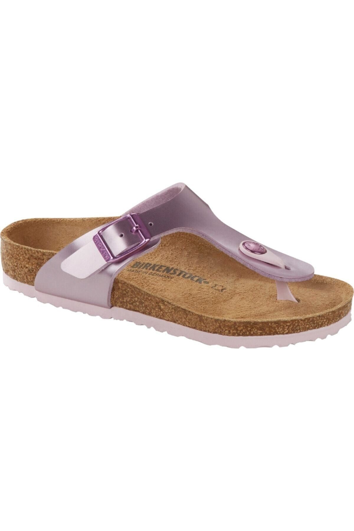 Unisex Çocuk Leylak Metalik Terlik 1012528