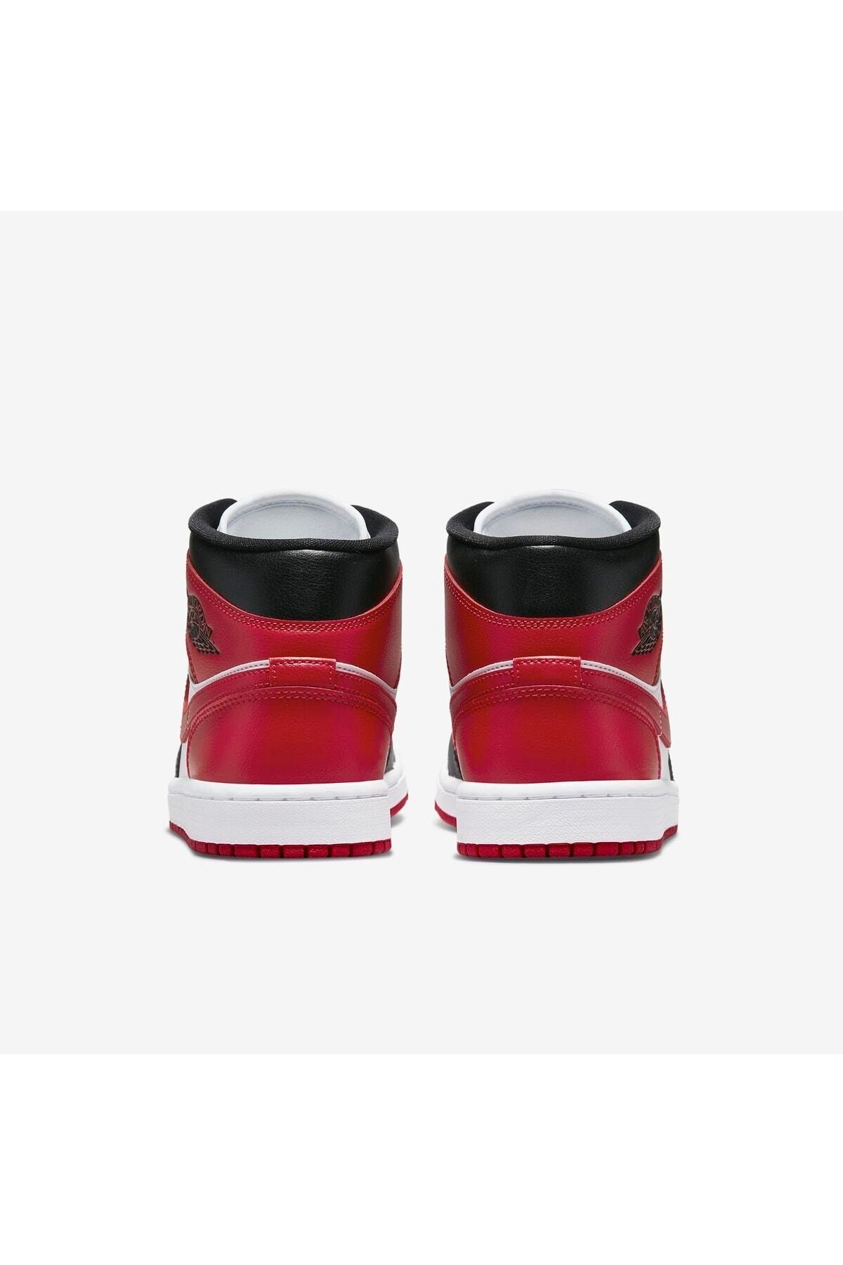 Air Jordan 1 Mid Alternate Bred Toe Sneaker Bq6472-079