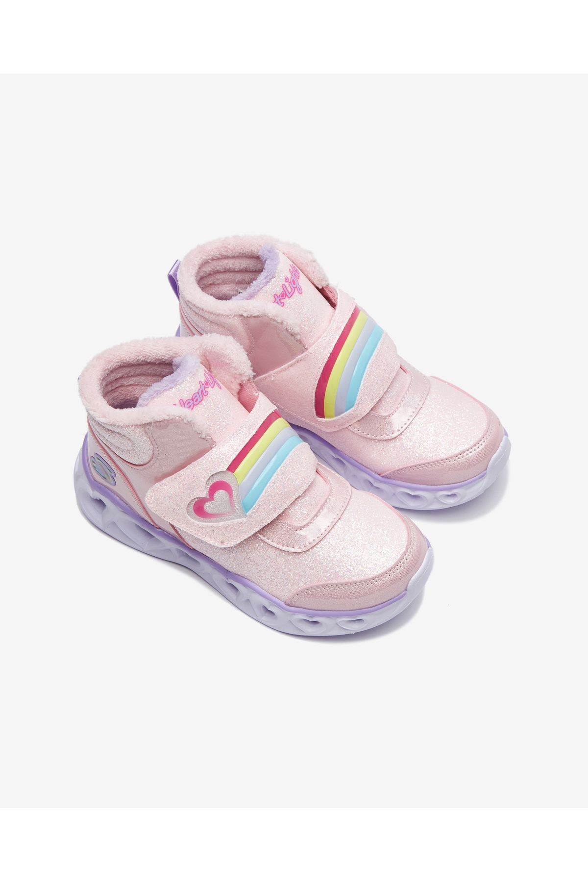 Heart Lights - Brilliant Rainbo Büyük Kız Çocuk Pembe Işıklı Bot 302669l Pklv