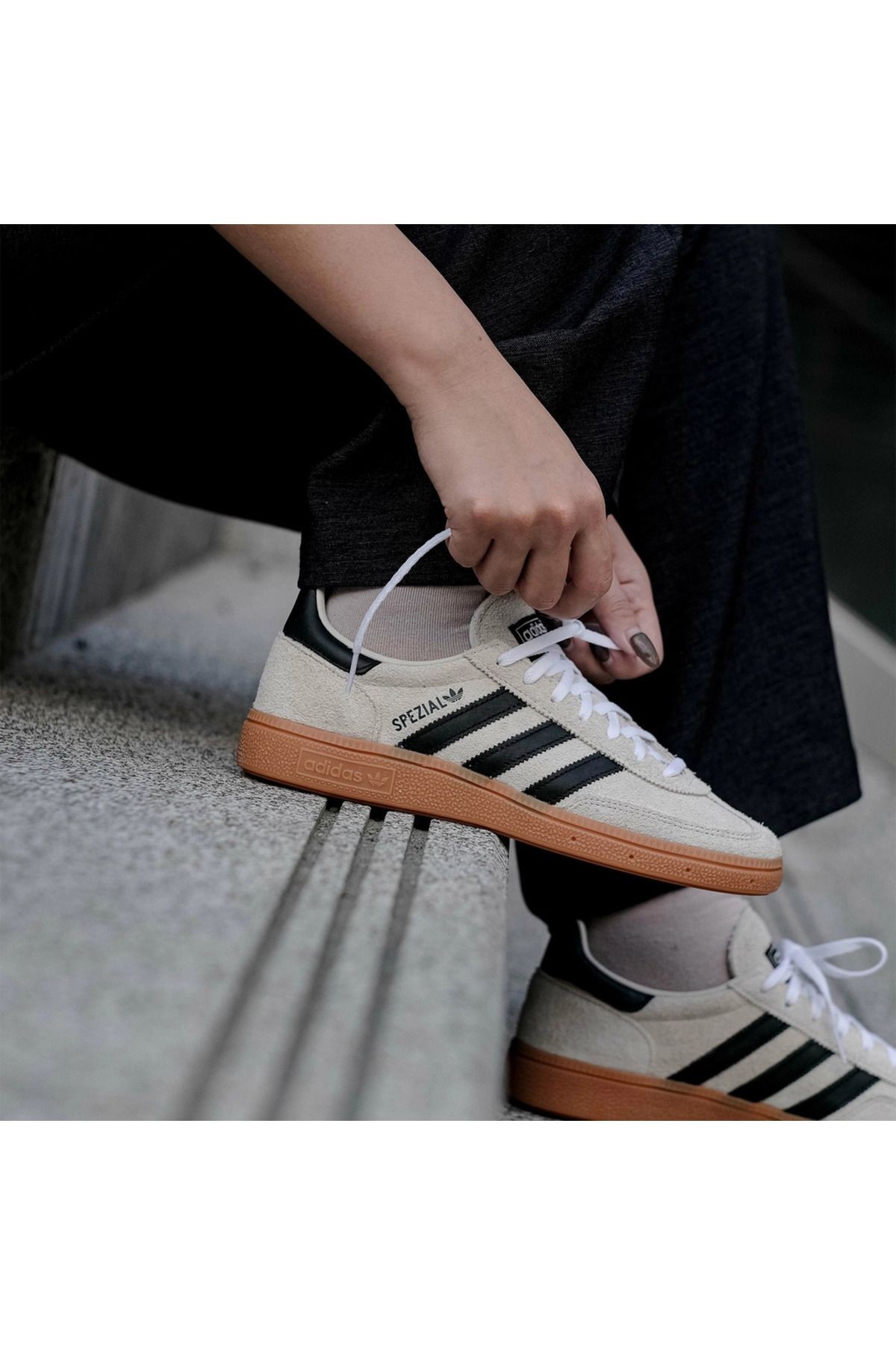Handball Spezial W Unisex Günlük Ayakkabı IF6562 Bej