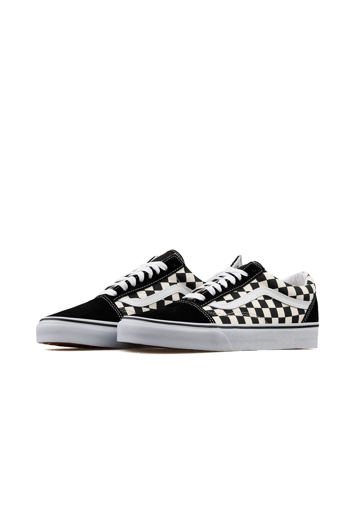 Old Skool Unisex Günlük Ayakkabı Sneaker Damalı Siyah