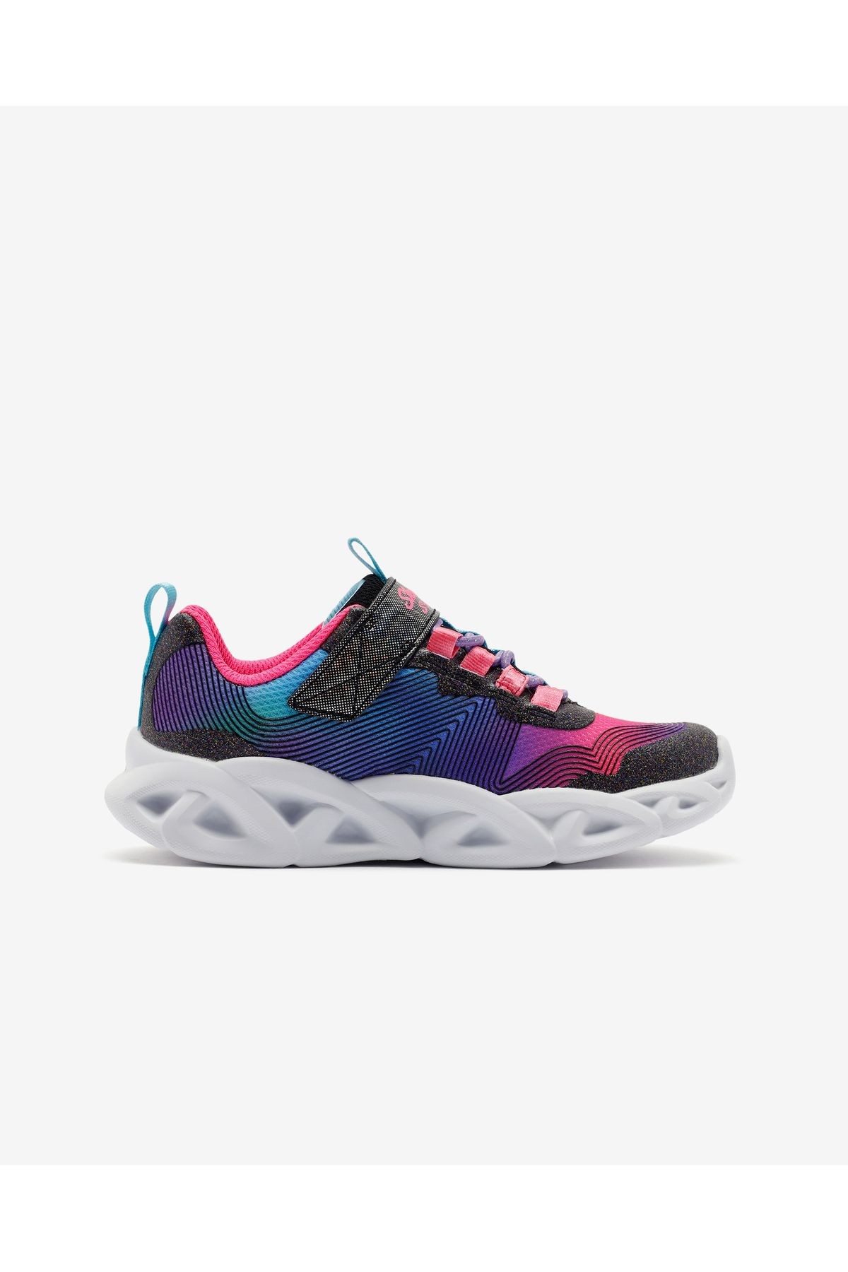 Twisty Brights 2.0 Büyük Kız Çocuk Siyah Işıklı Spor Ayakkabı 302339l Bkmt