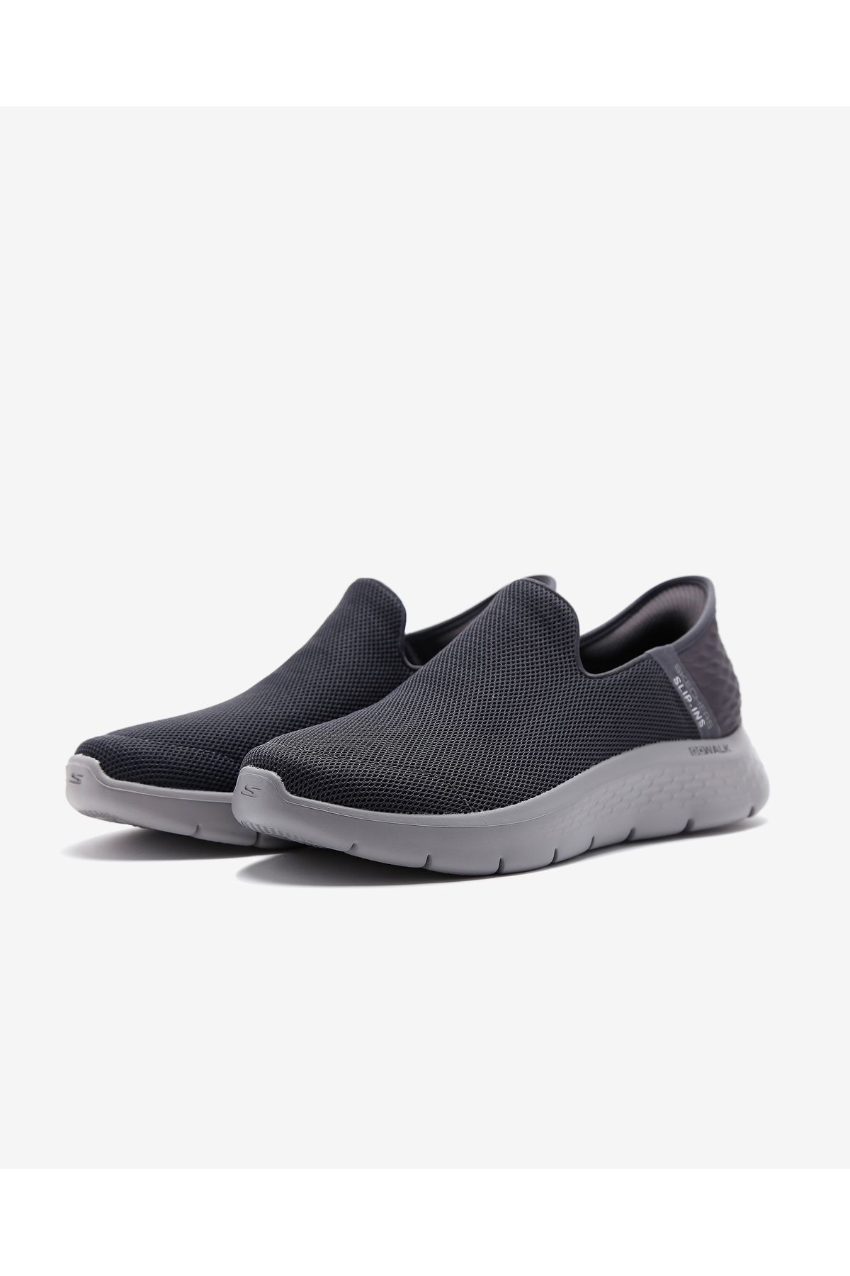 Go Walk Flex - Slip-ins Erkek Gri Yürüyüş Ayakkabısı 216491 Dkgy