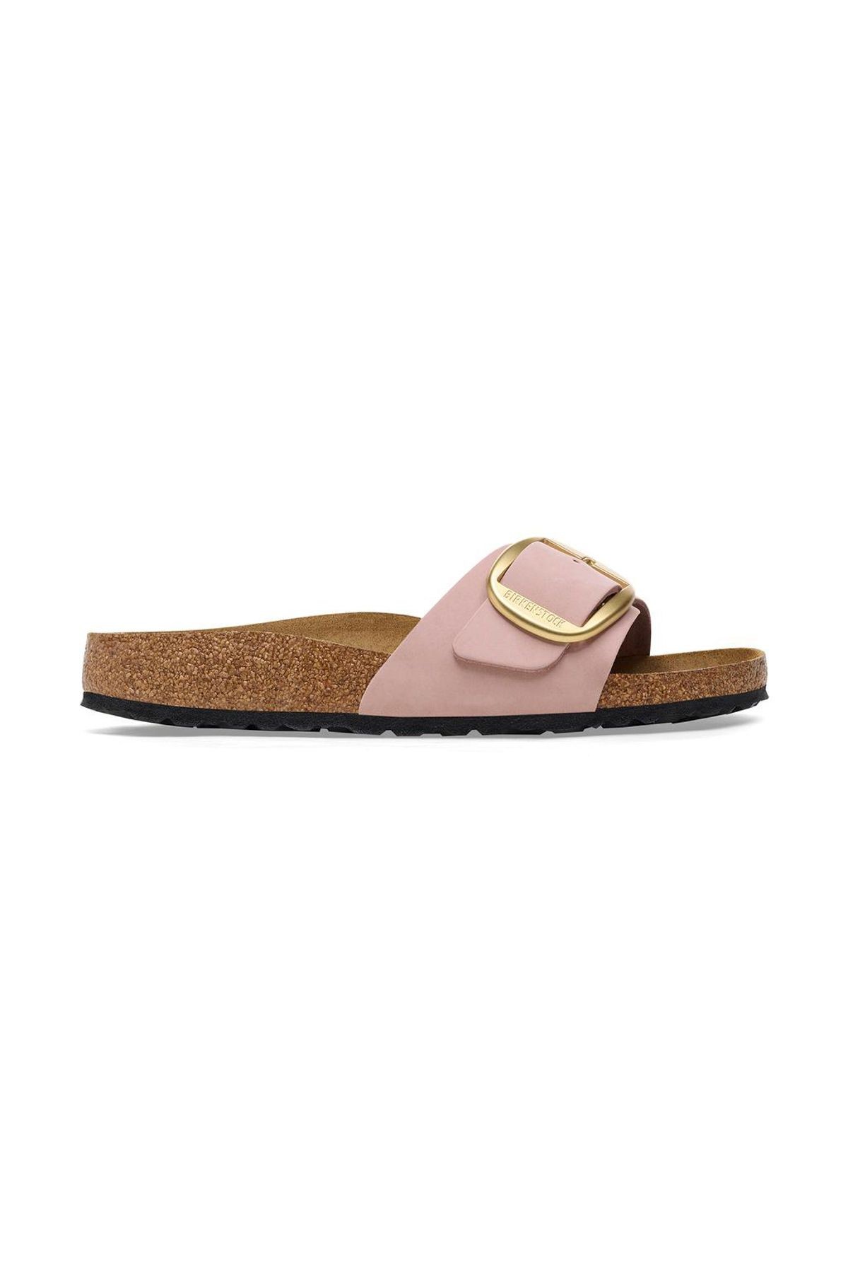 Kadın / Kız Terlik 1027056 Birkenstock MADRID BIG BUCKLE NU SOFT PINK