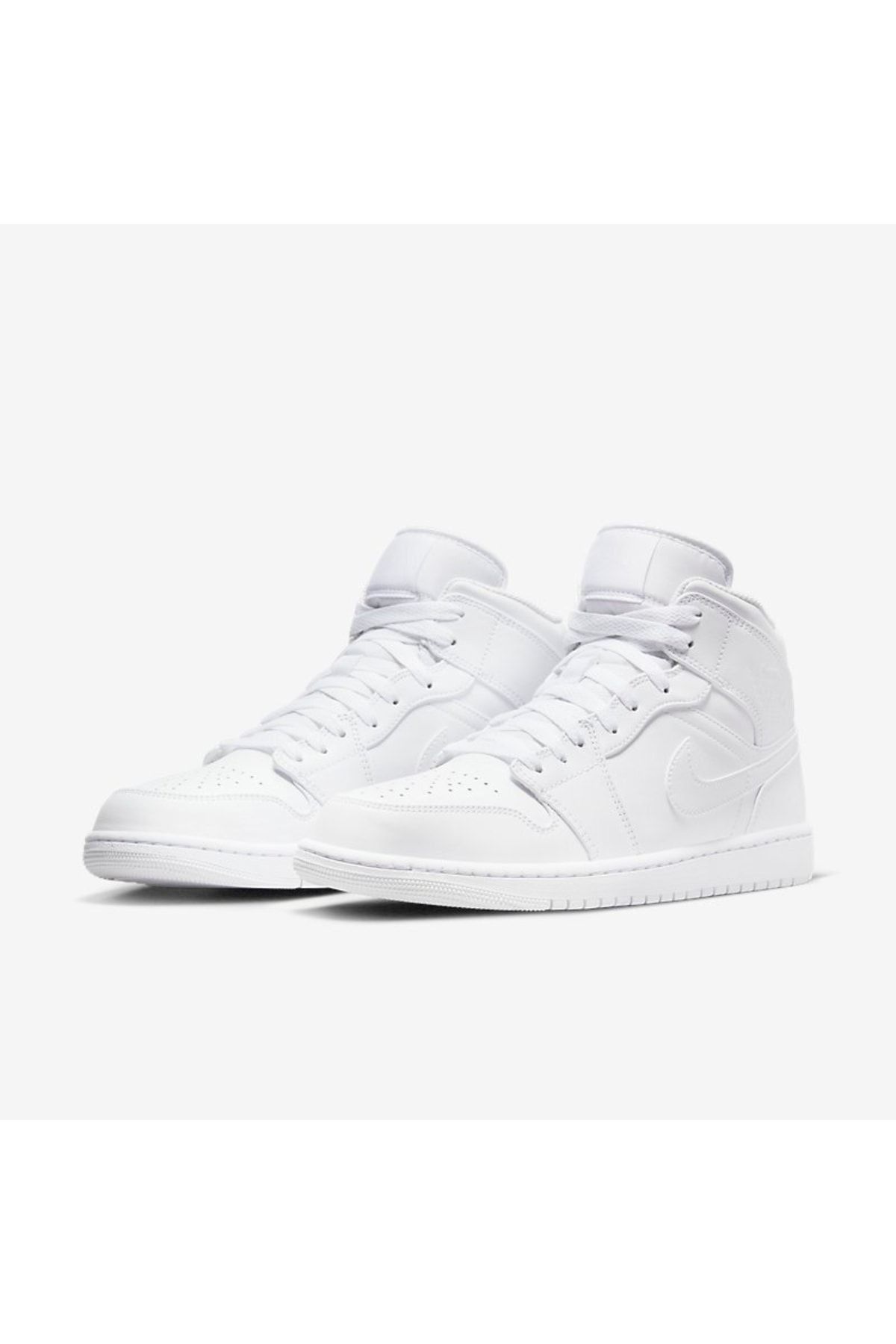 Air Jordan 1 Mid Shoes - White - 554724-136