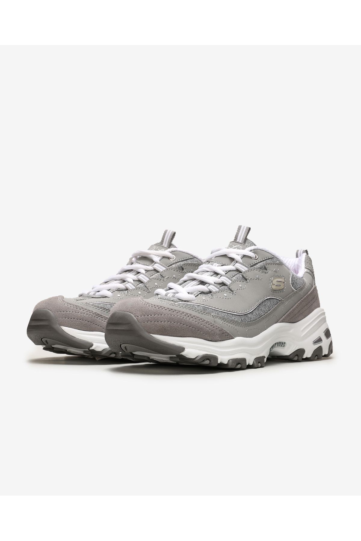 D'lites - Me Time Kadın Gri Sneakers 11936 Gyw