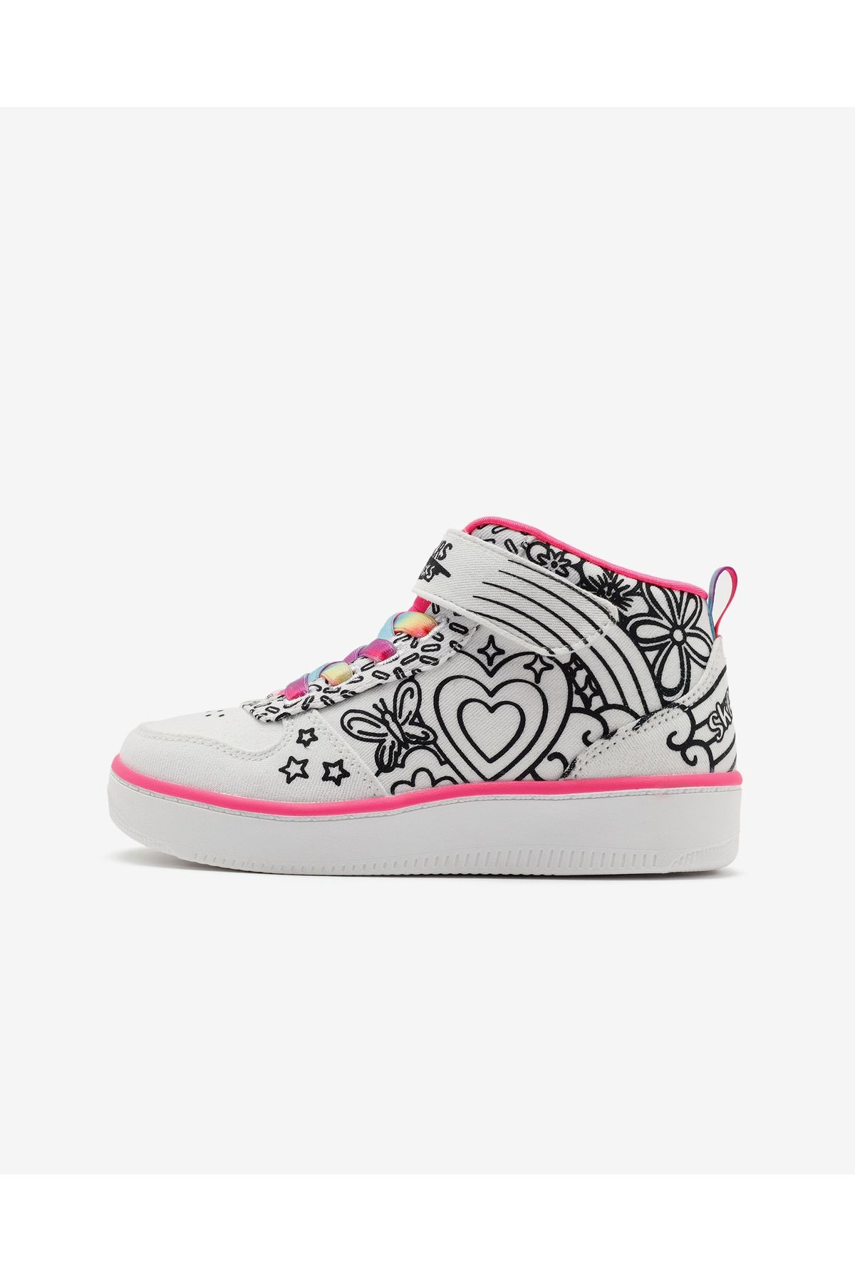 Sport Court 92 - Color Me Kicks Büyük Kız Çocuk Beyaz Sneakers 302213l Wmlt