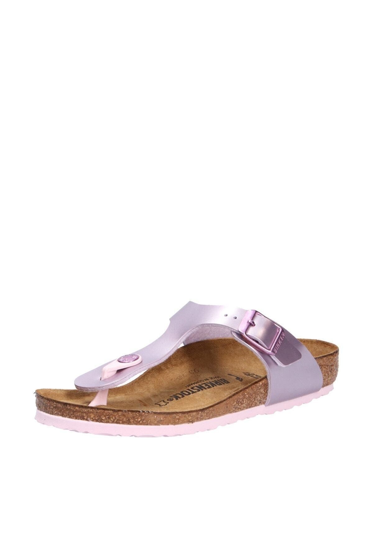 Unisex Çocuk Leylak Metalik Terlik 1012528