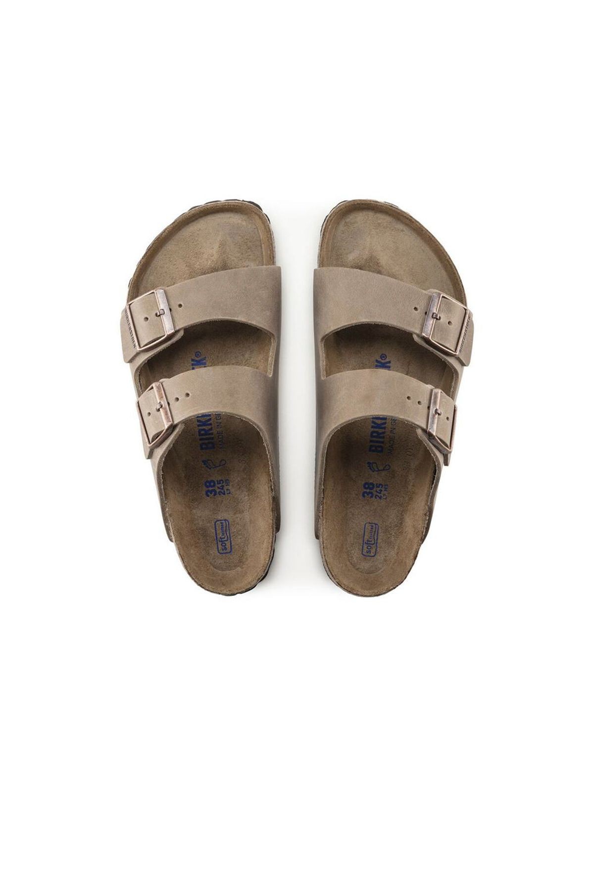 Erkek Terlik 552813 Birkenstock ARIZONA SFB LEOI TOBACCO BROWN