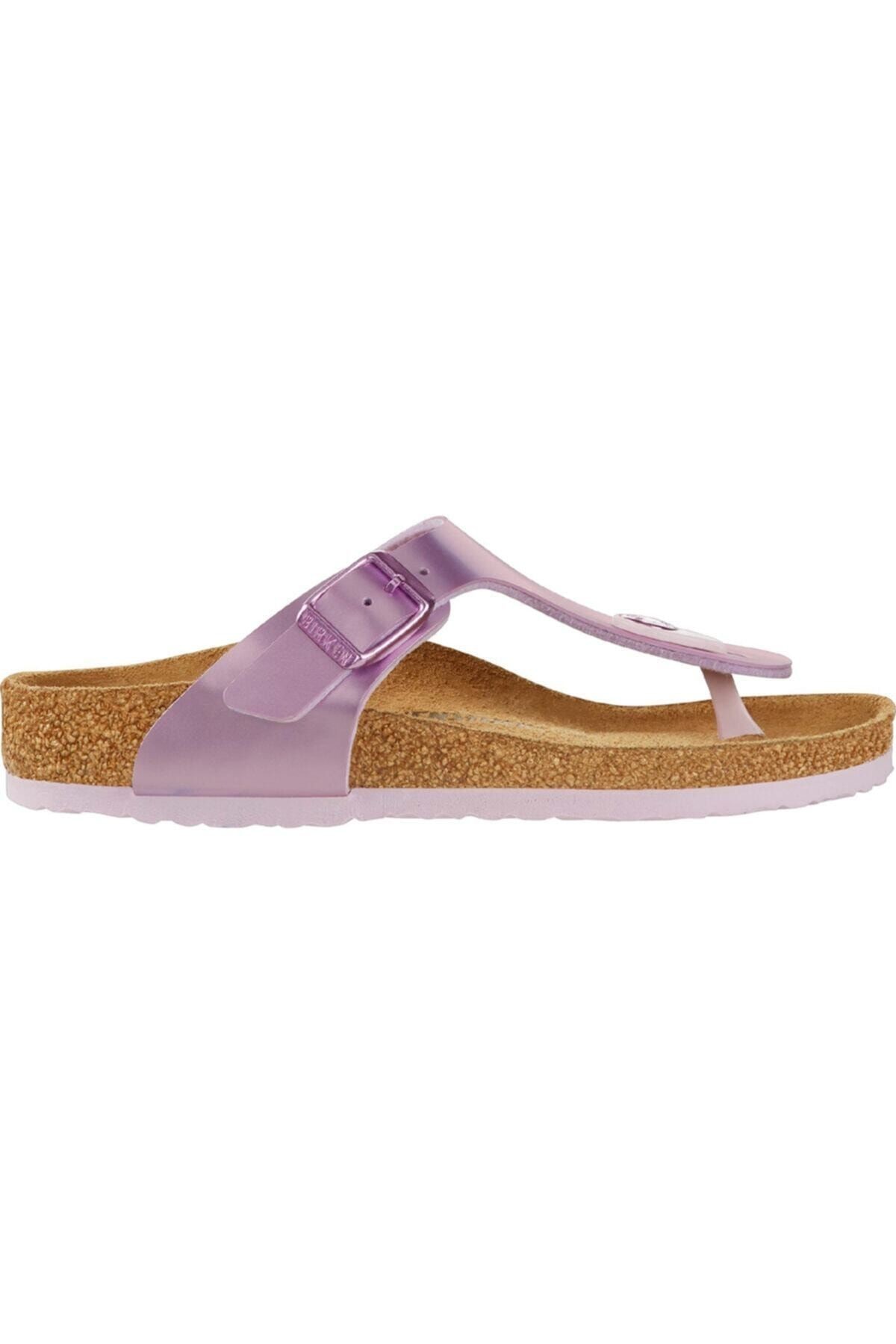 Unisex Çocuk Leylak Metalik Terlik 1012528