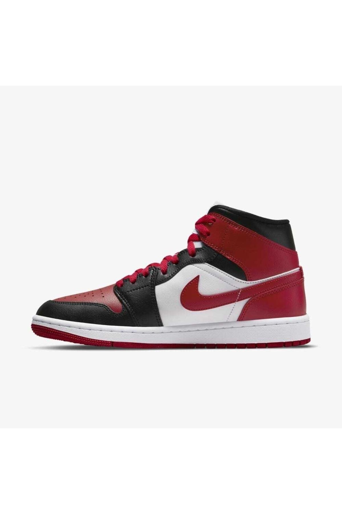 Air Jordan 1 Mid Alternate Bred Toe Sneaker Bq6472-079