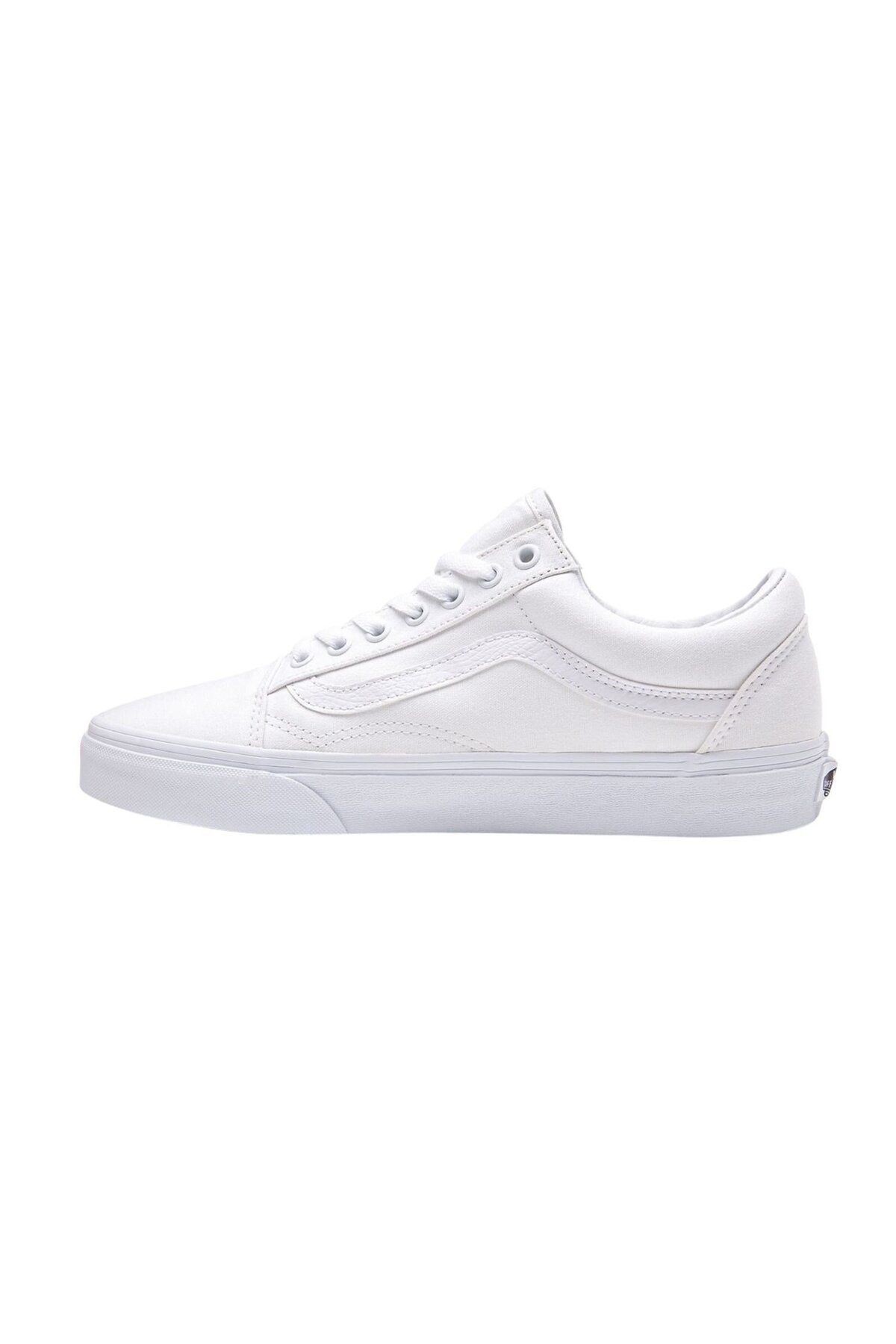 Old Skool True White Unisex Spor Ayakkabısı