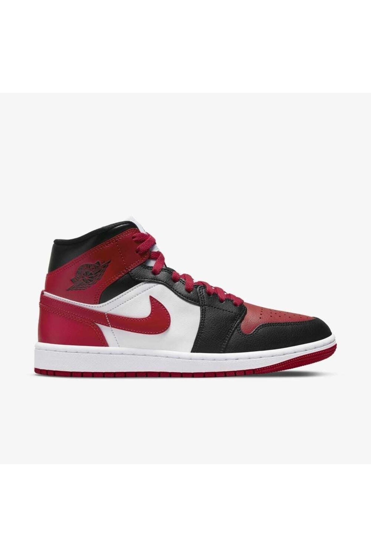 Air Jordan 1 Mid Alternate Bred Toe Sneaker Bq6472-079