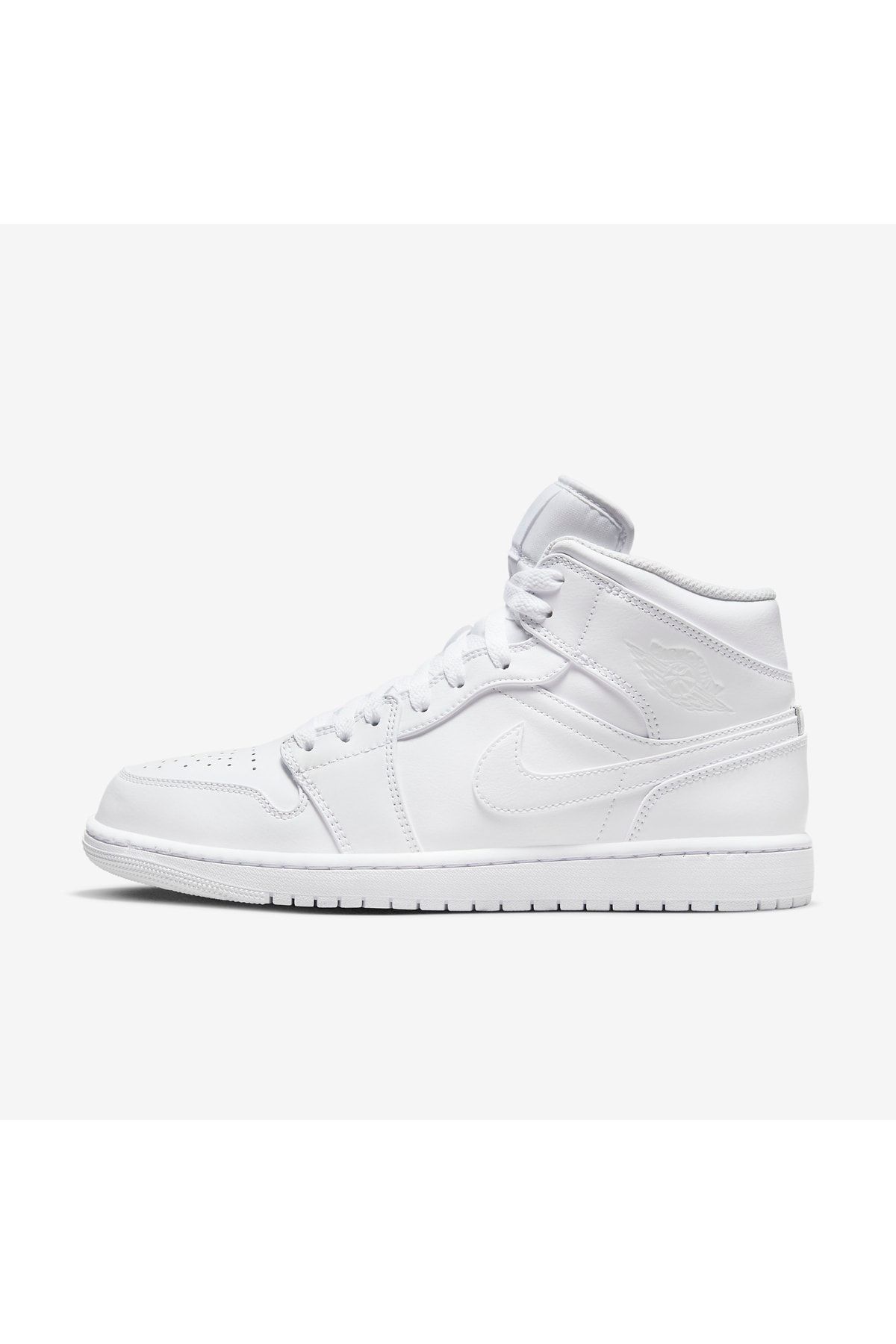 Air Jordan 1 Mid Shoes - White - 554724-136