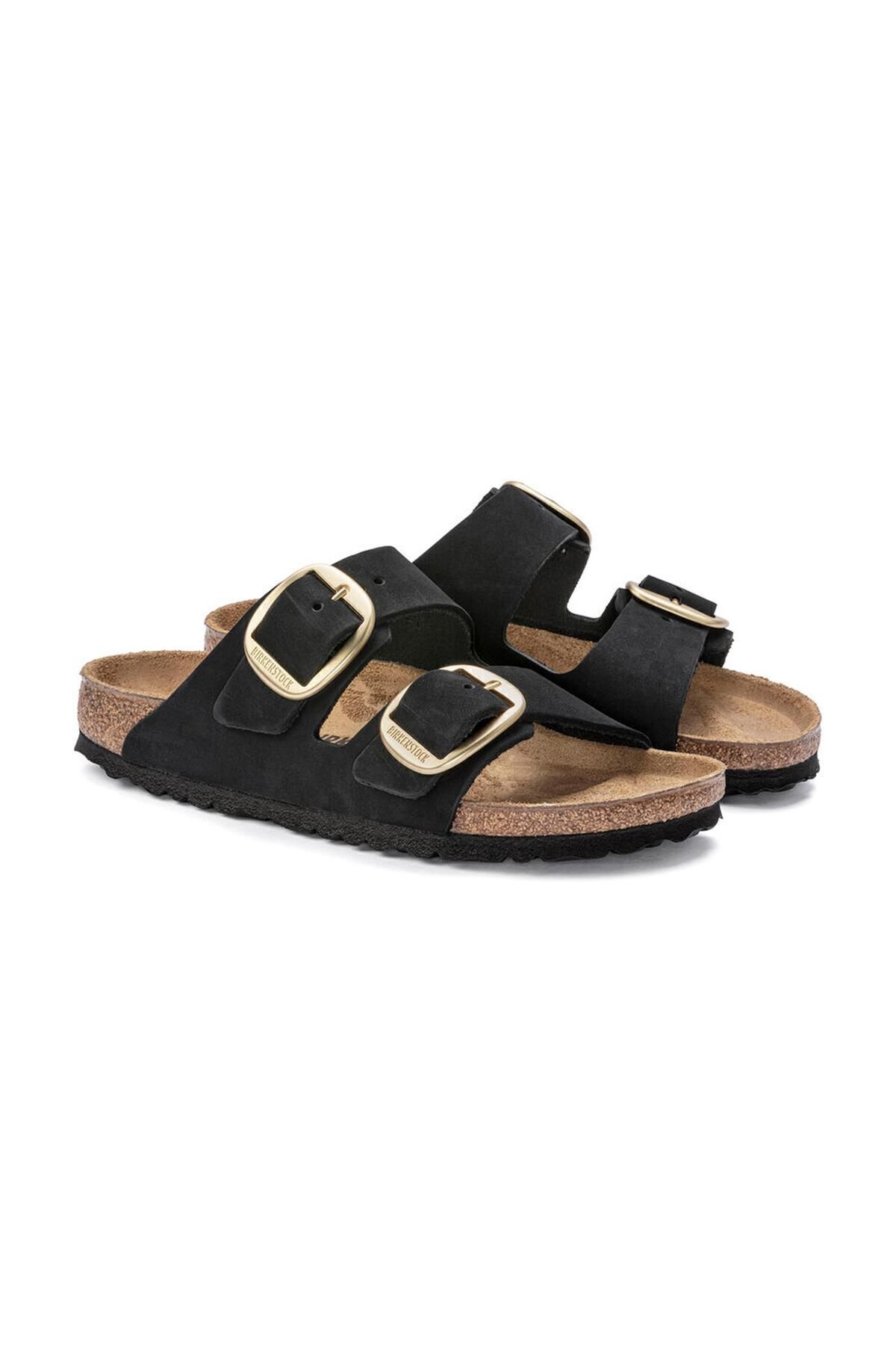 Unisex Marka Logolu Şık Görünümlü Rahat Tabanlı Günlük Kullanıma Uygun Black Gold Terlik 1023290-203