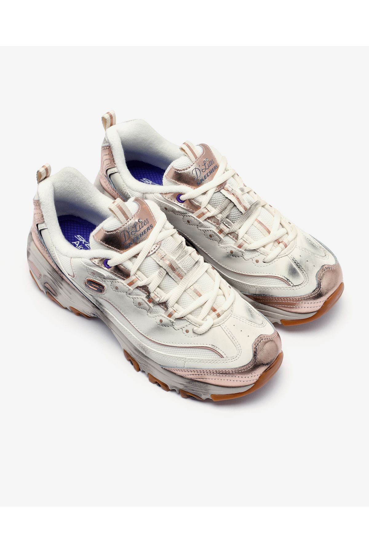 D'lites - Vintage Vision Kadın Bej Sneakers 150245 Ntgd
