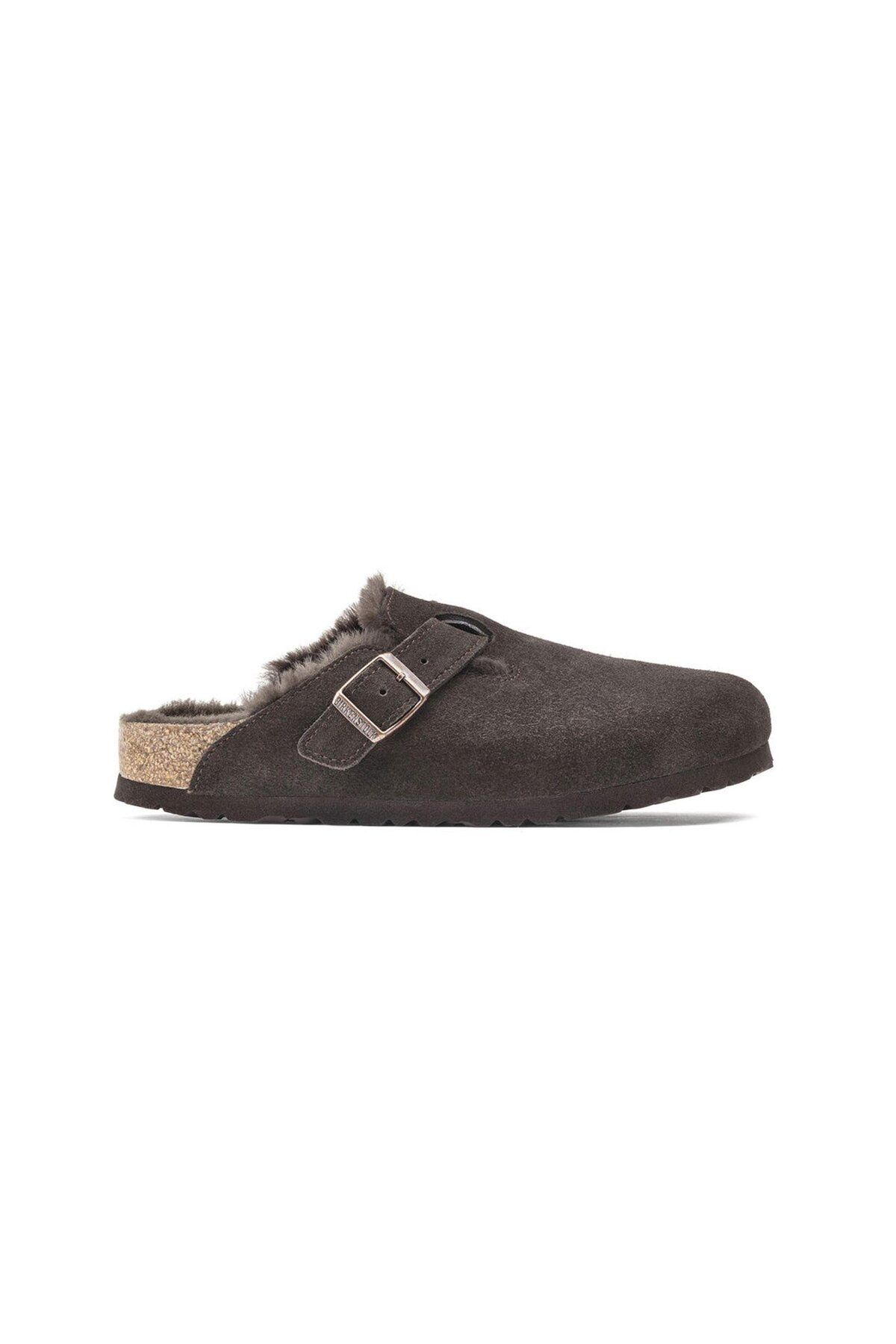 Boston Suede Shearling Kadın Terlik