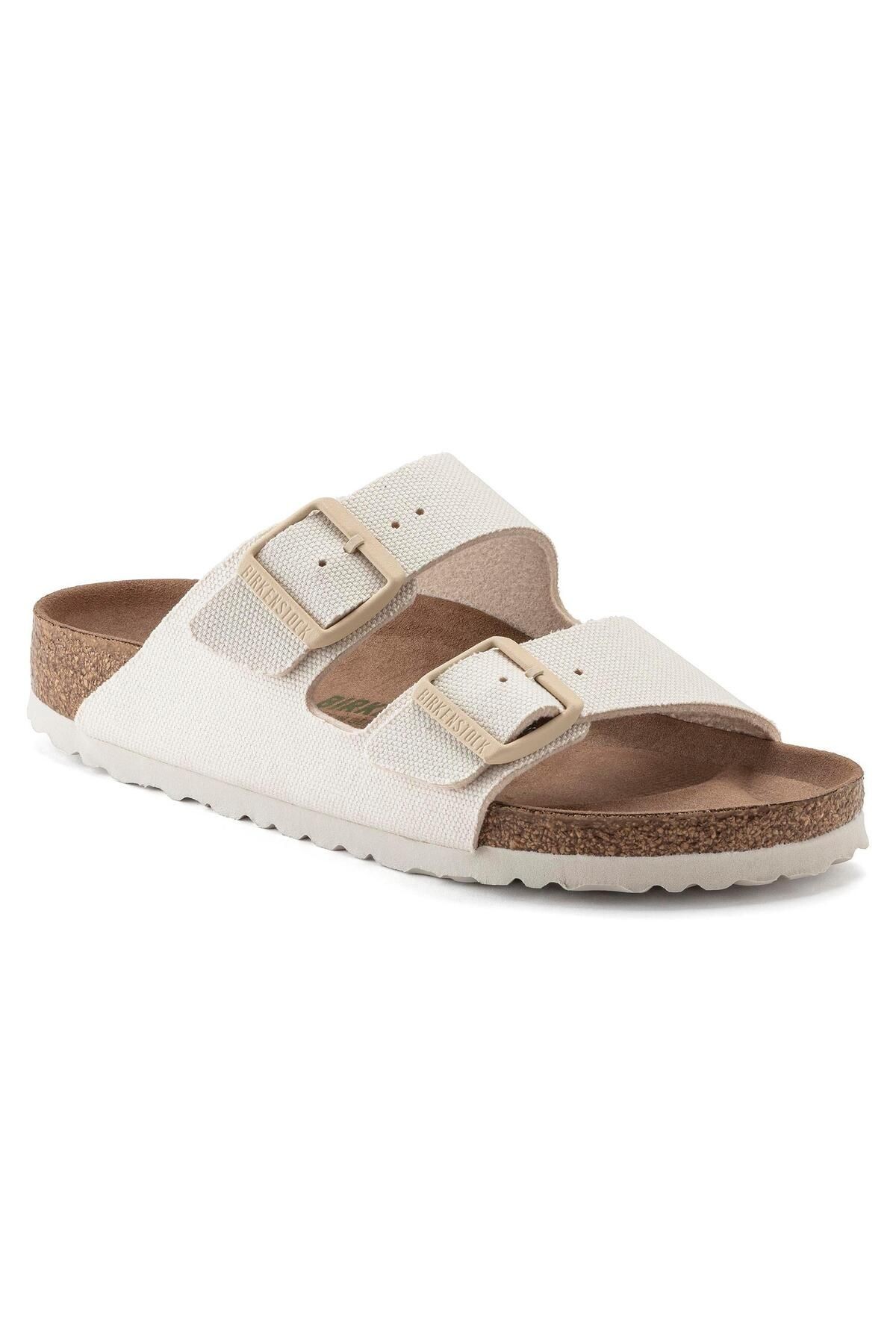 Arizona Tex Canvas Vegan Unisex Terlik 1022679-eggshell