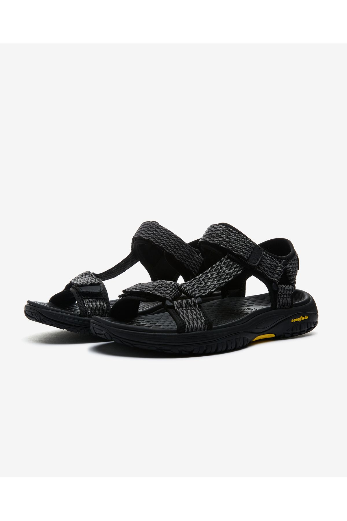 Lomell - Rip Tide Erkek Siyah Sandalet 204351 Bkgy