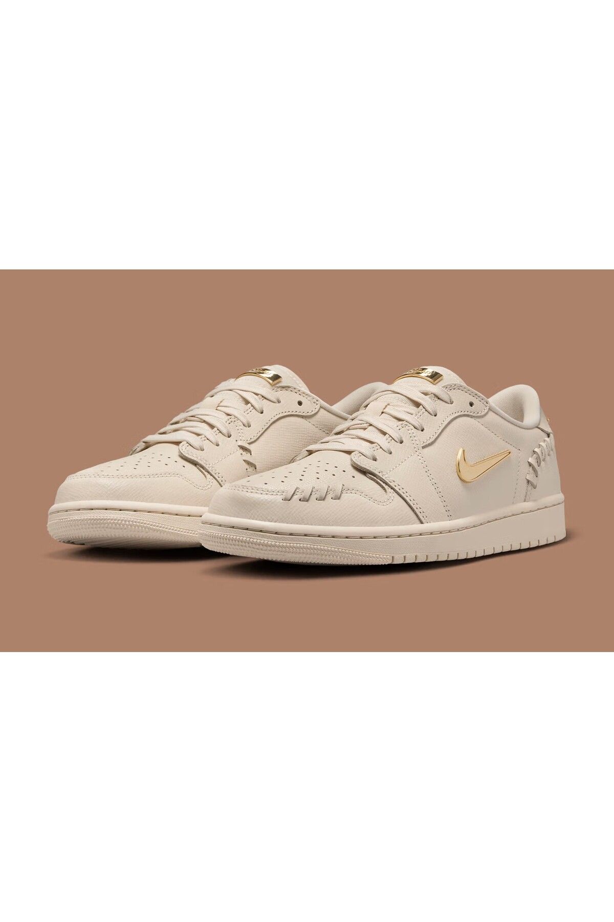 Air Jordan 1 Method of Make Low Kahverengi Sneaker Ayakkabı
