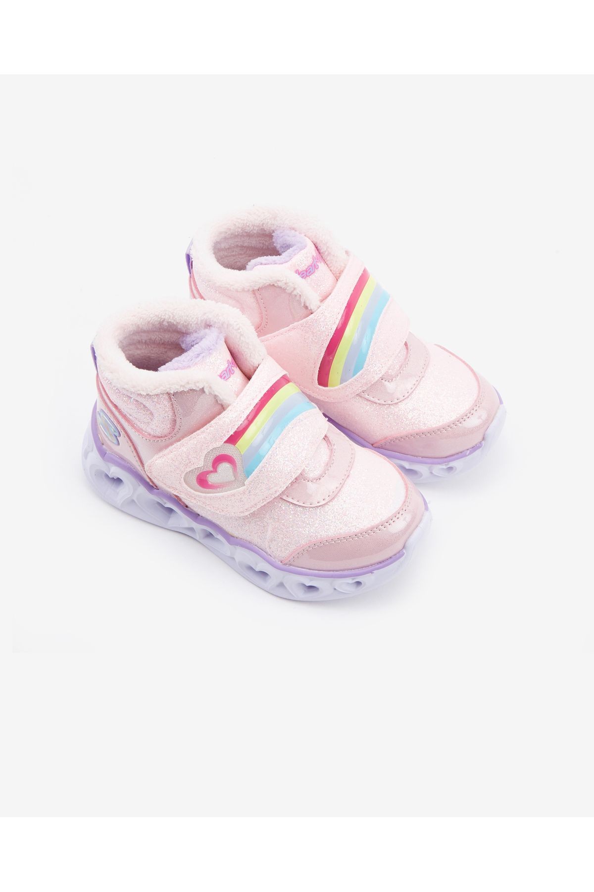 Heart Lights - Brilliant Rainbow Küçük Kız Çocuk Pembe Işıklı Bot 302669n Pklv