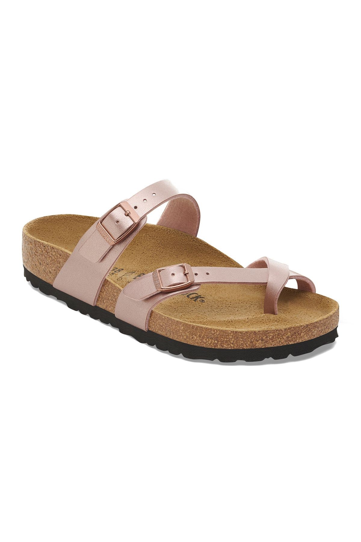 Kadın / Kız Terlik 1029813 Birkenstock MAYARI BF Copper