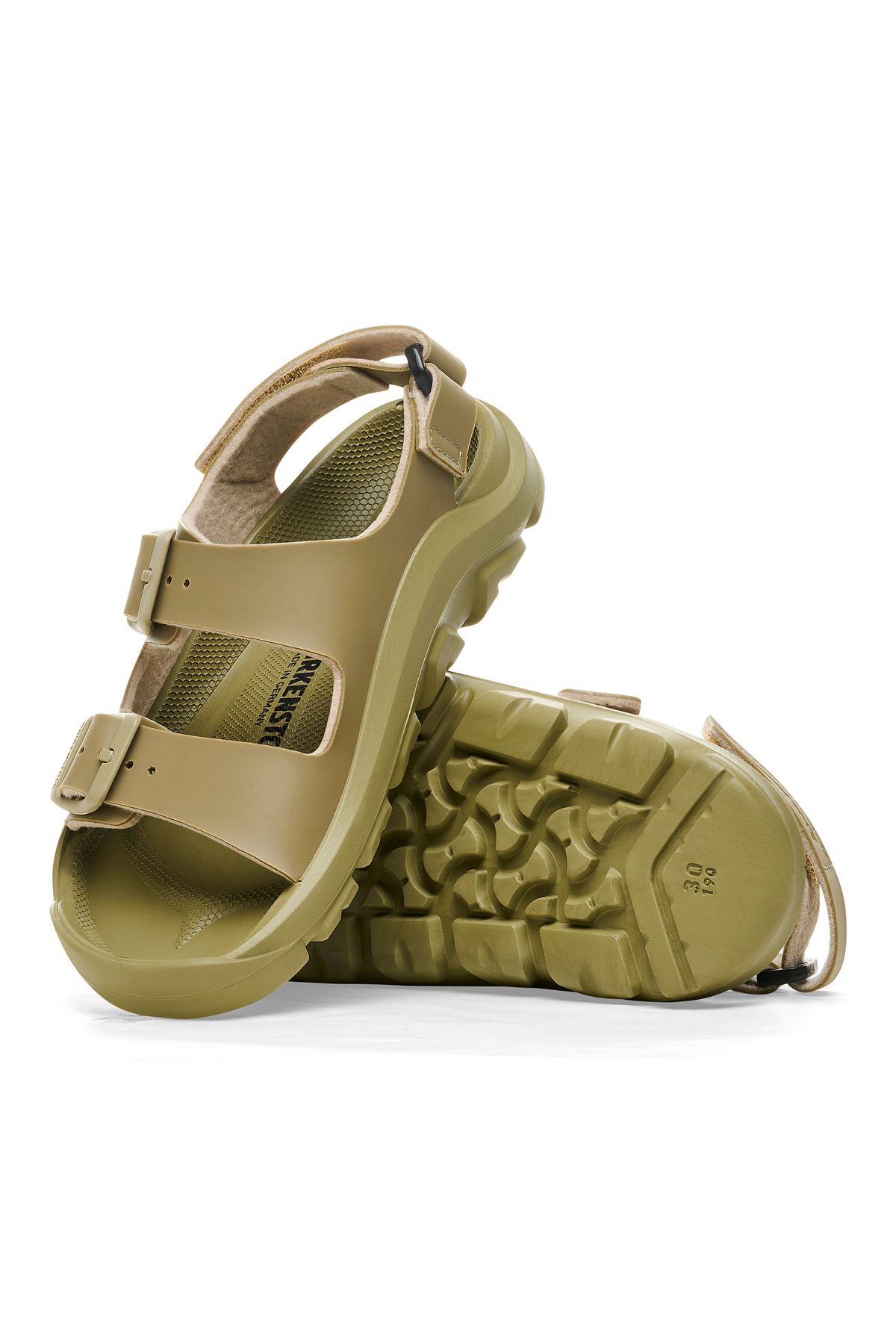 Kadın / Kız Terlik 1026772 Birkenstock MOGAMI KIDS BF ICY FADED KHAKI