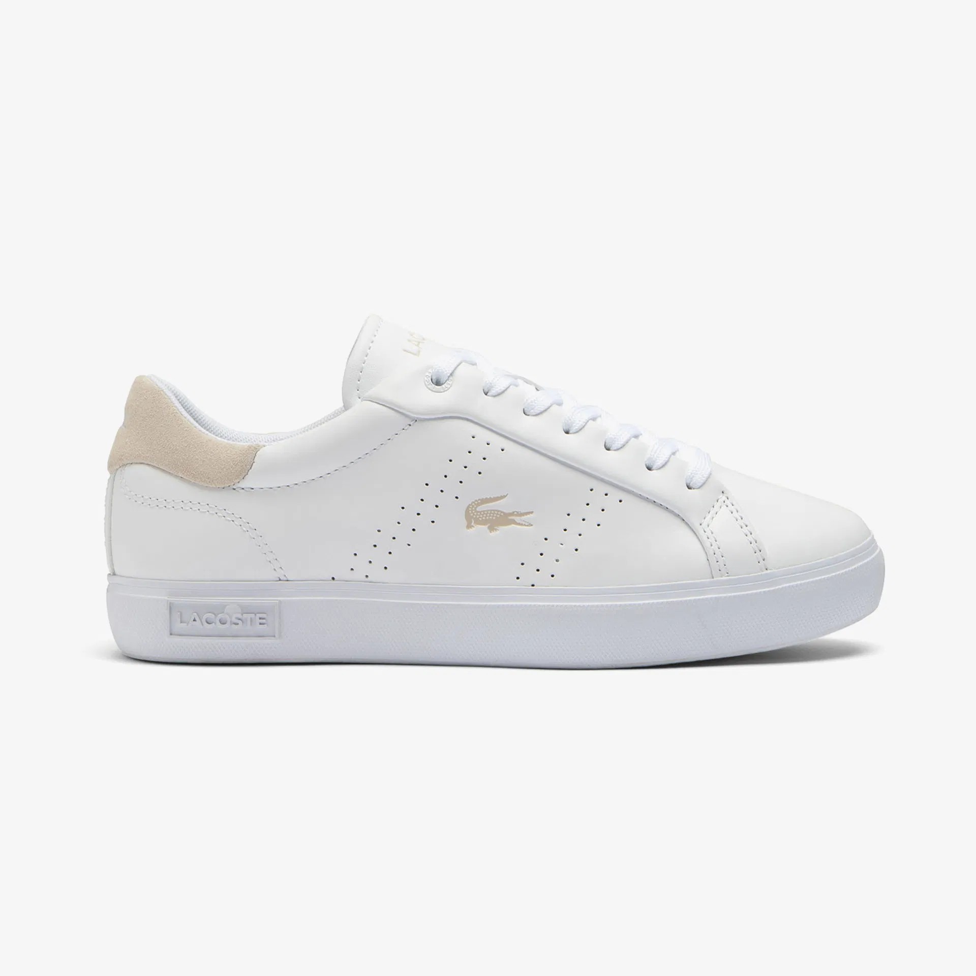 Lacoste Powercourt 2.0 Kadın Beyaz Sneaker