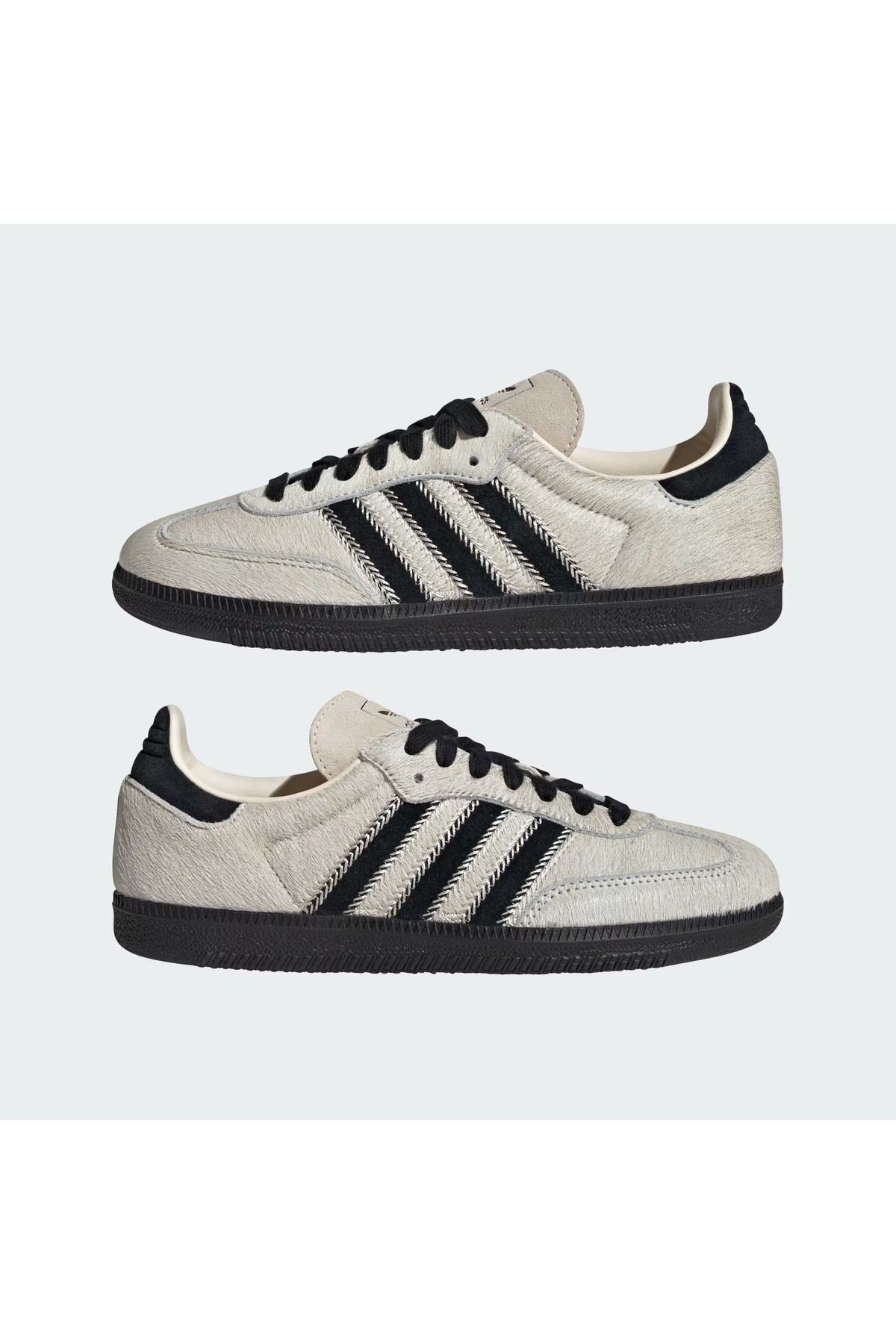 Samba Og Wonder White Black Pony Kadın Sneaker Spor Ayakkabı Jp5329