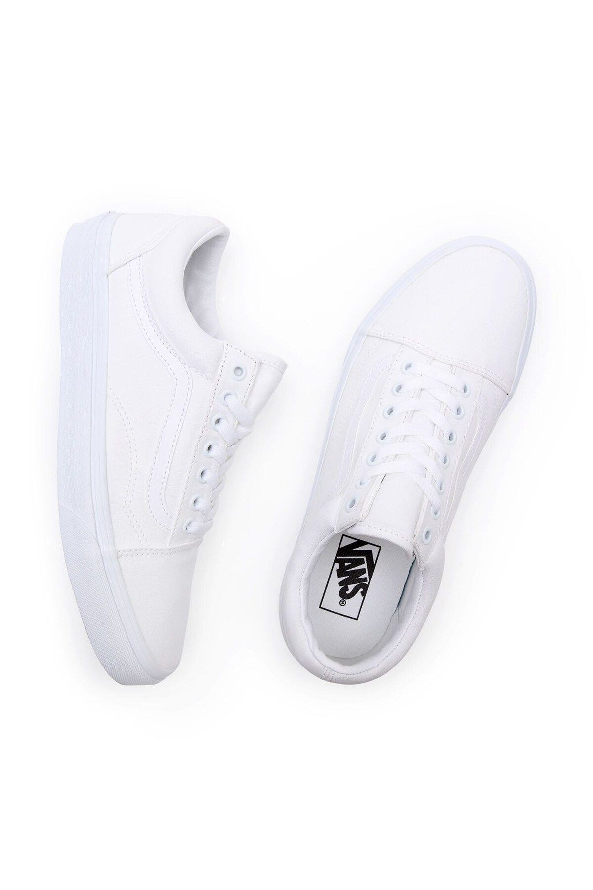 Old Skool True White Unisex Spor Ayakkabısı