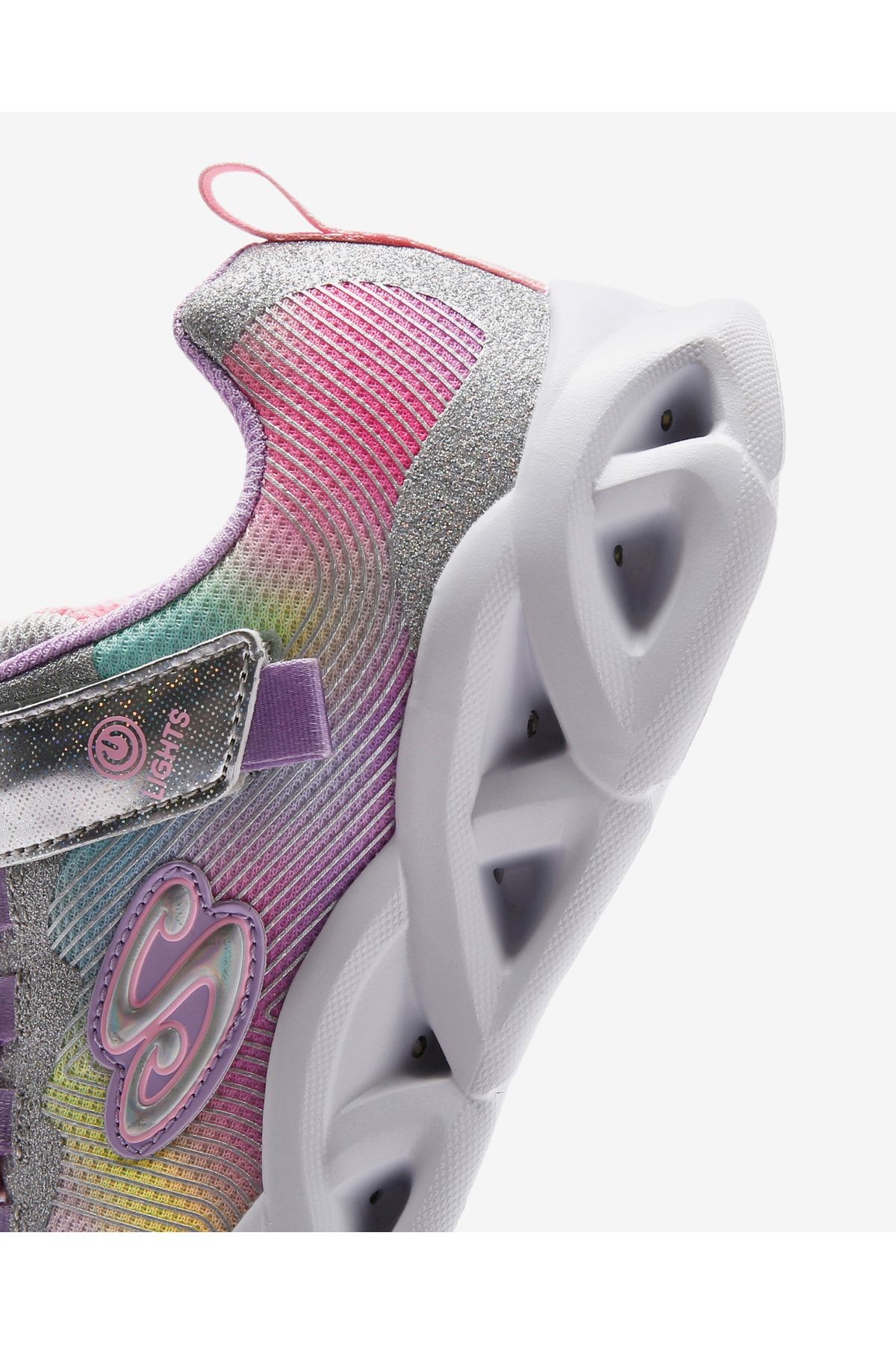 Twisty Brights 2.0 Büyük Kız Çocuk Gri Işıklı Spor Ayakkabı 302339L Smlt