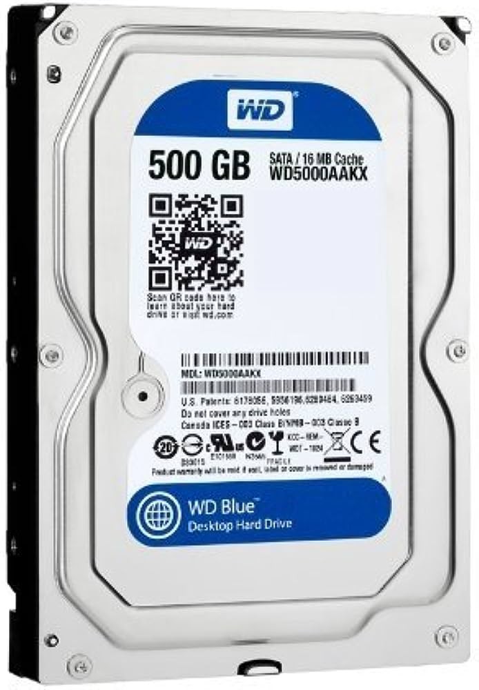 Western Digital WD5000AAKX Blue 500GB Sata Harddisk