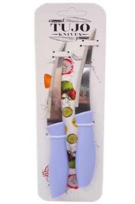 Tujo Knıves-2420 ( 2pcs ) ( Kartelalı ) Tırtırlı Bıçak*240