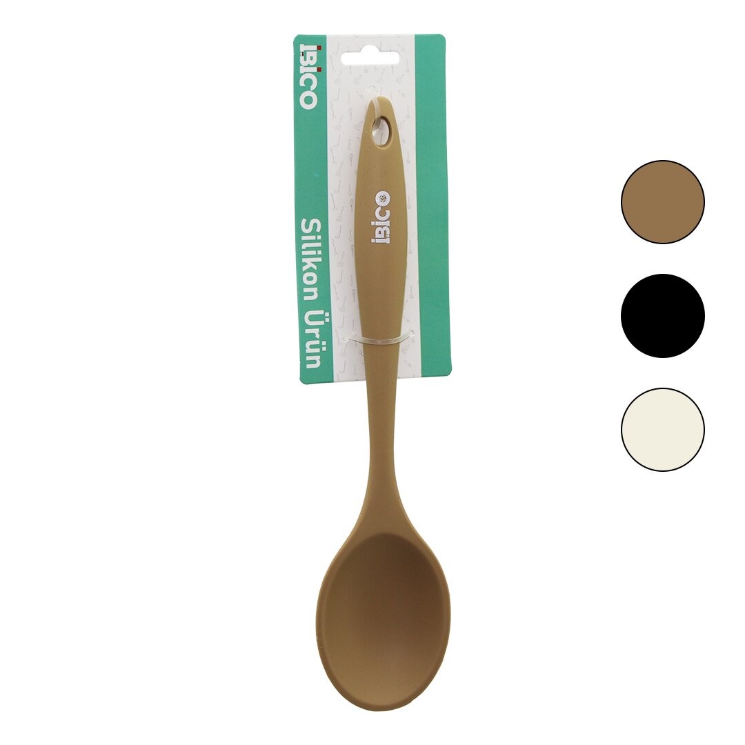 Ibico I22-037 ( Silikon & Renkli ) Kaşık ( Servis ) ( 27cm )*12x6