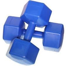 Mrt Spor ( 10kg ) Plastik Köşeli Dambıl ( 2pcs )*1