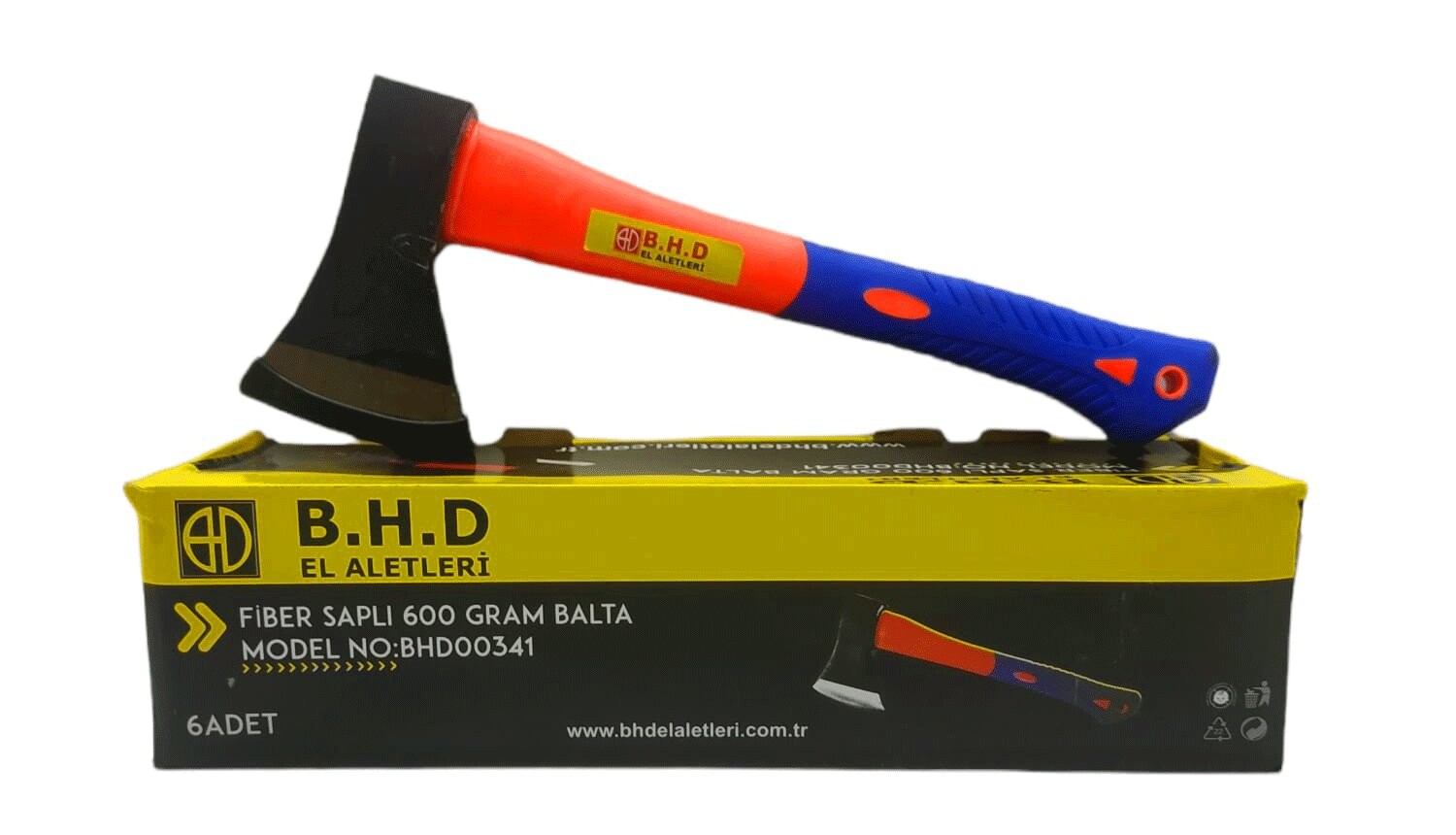Bhd-00341 Fiber Saplı Balta 600gr*24