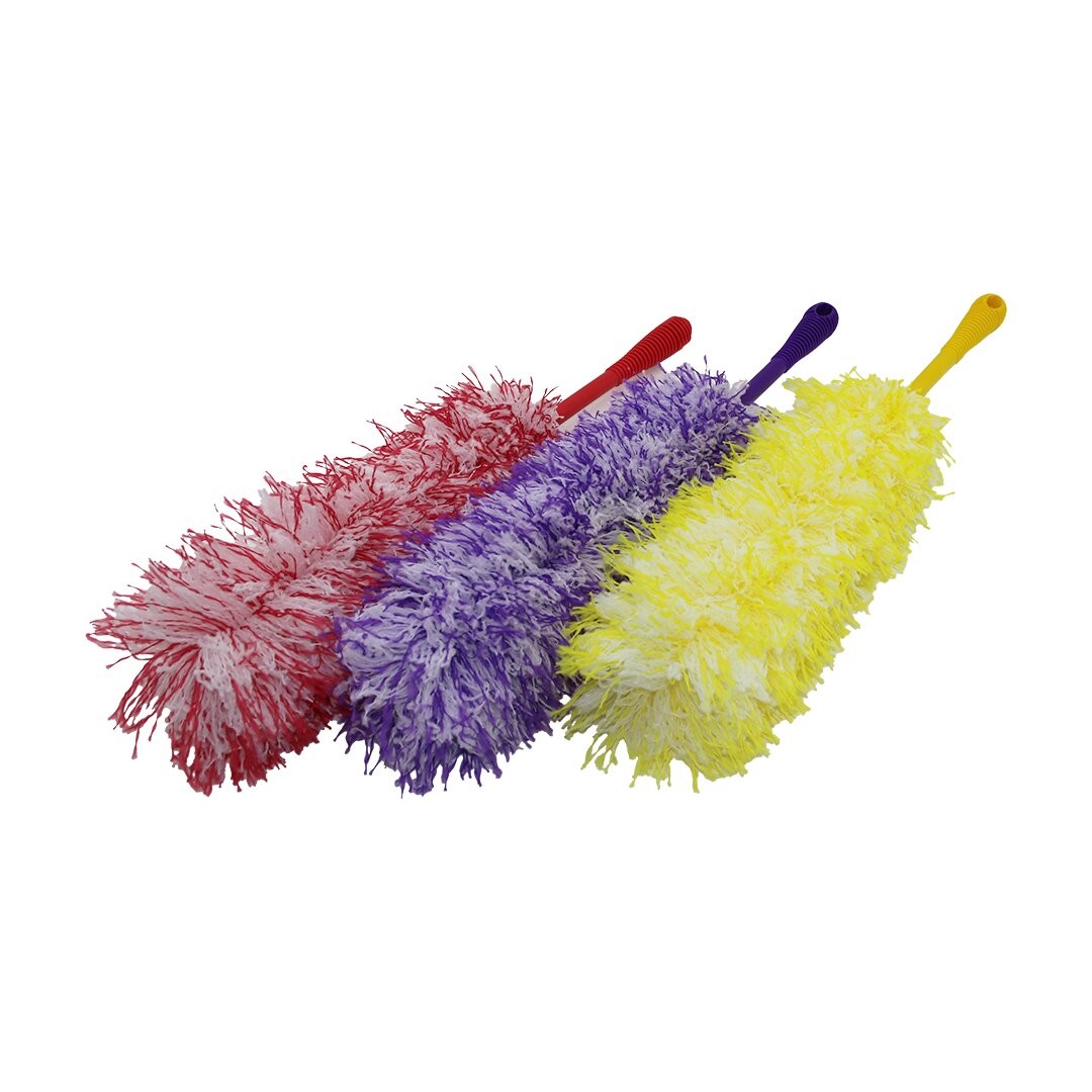 Ibico I21-024 ( Renkli Ip ) Toz Alma Püskülü  ( Püskül=36 Cm + Renkli Plastik Sap=19cm = 55cm ) (Brkt-910248)*300