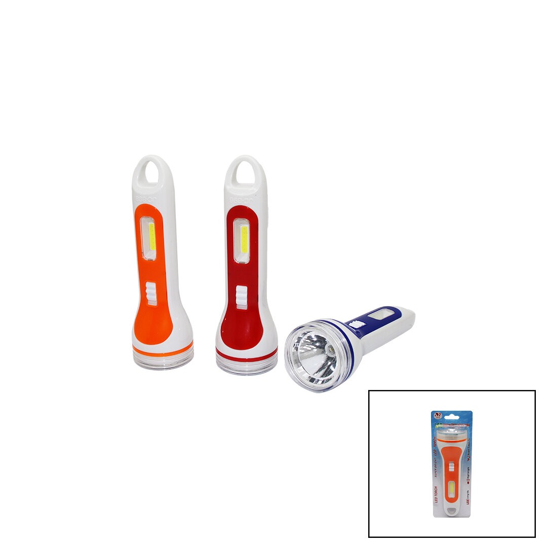Kırgıl Jc-898 ( 2ın1 ) ( Tek Led & 6cob Led ) ( Pilli ) El Feneri*200                                                  Q9