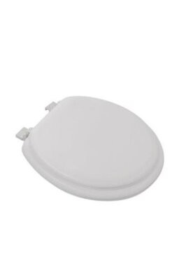 Poly Et-021 Lüks Beyaz Yumuşak Klozet Kapak Puf*12